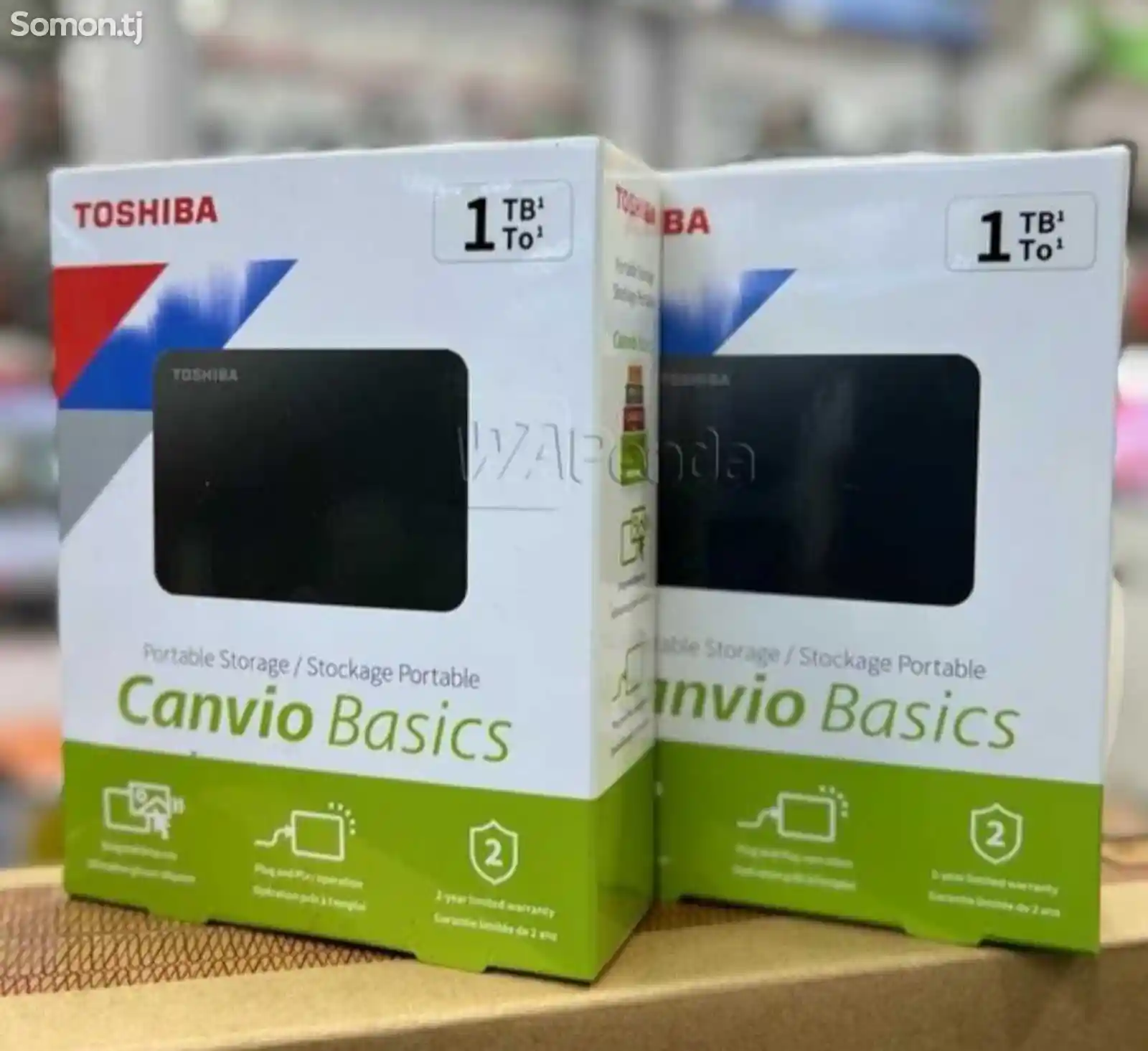 Внешный жесткый диск Toshiba, 1Tb