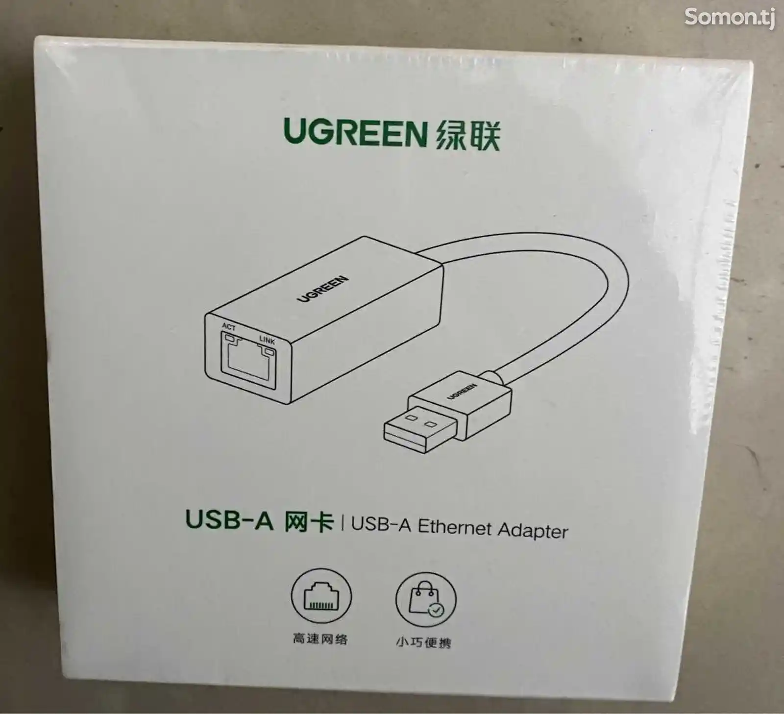 Адаптер Ugreen CR110 RJ45 to USB-1