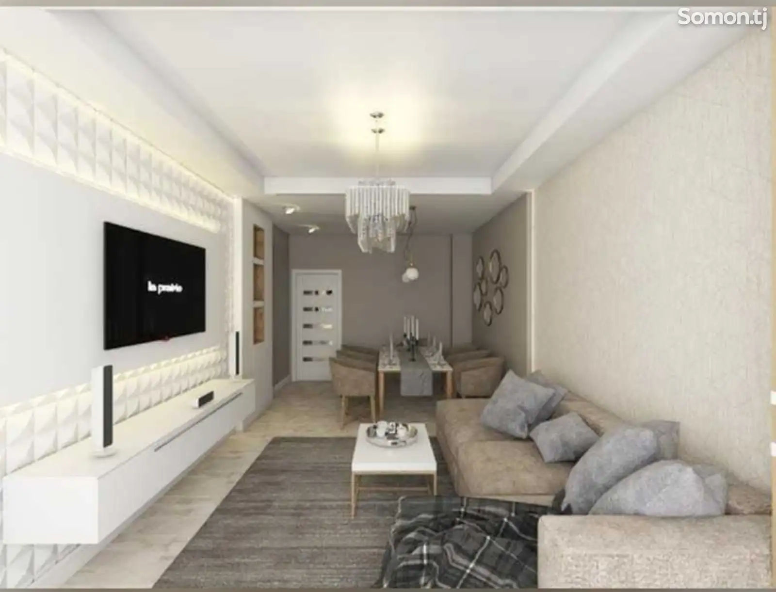 3-комн. квартира, 6 этаж, 110м², И. Сомонӣ-1