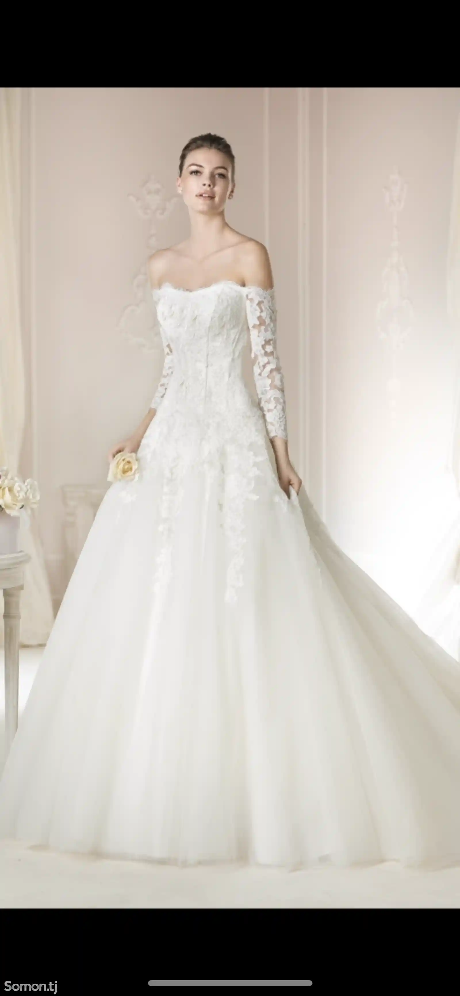 Испанское свадебное платье от White One Barcelona, название Daria-1