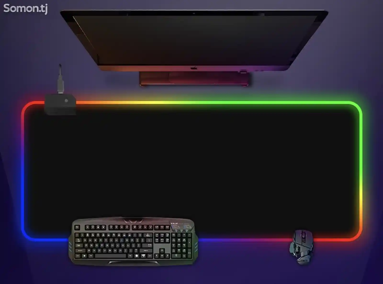 Игровой коврик для мыши с RGB-подсветкой-1