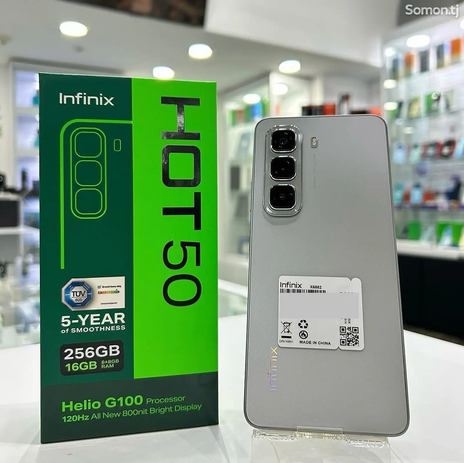 Infinix Hot 50 16 /128gb Titanium-2