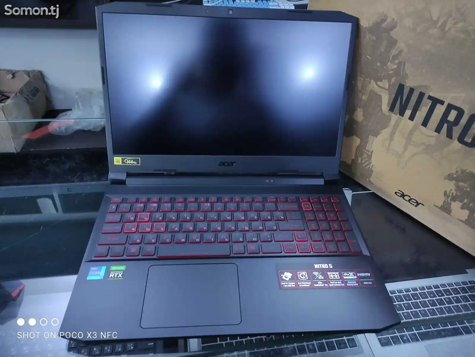 Игровой Ноутбук Acer Nitro 5 AMD Ryzen 7 5800H / RTX 3060 6GB-4