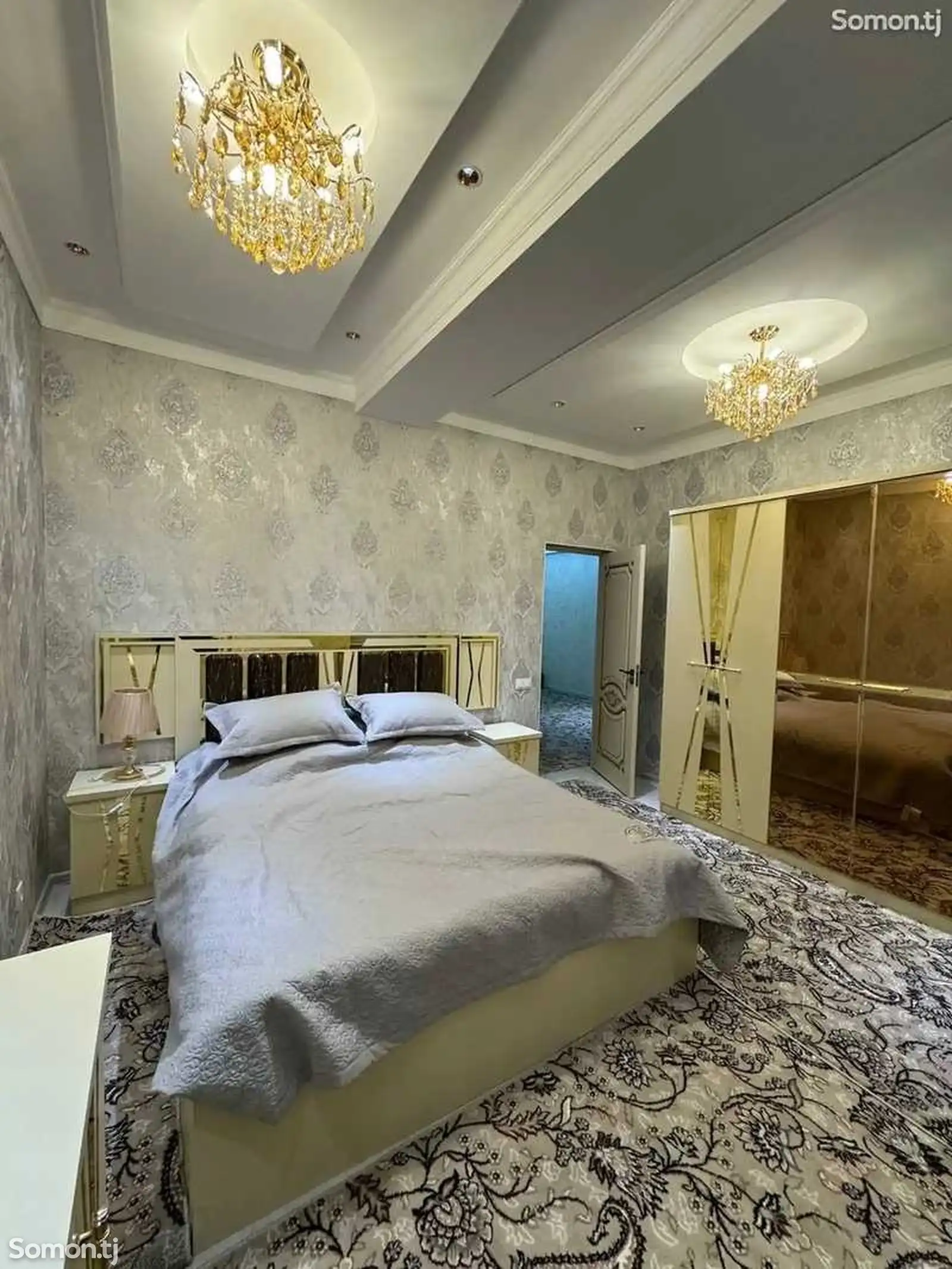 2-комн. квартира, 7 этаж, 80м², И.Сомони Шох палас-1