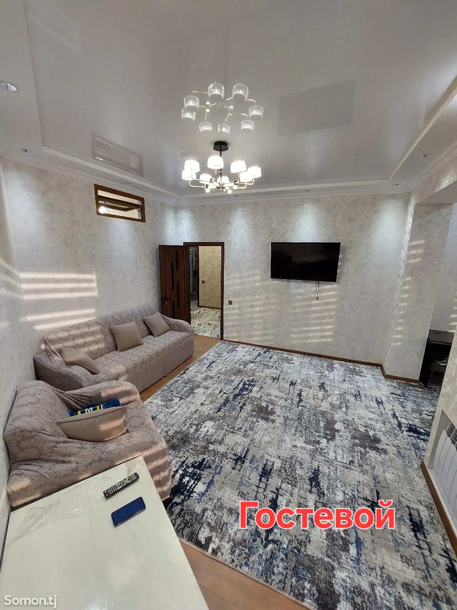 2-комн. квартира, 10 этаж, 60м², И.Сомони-2