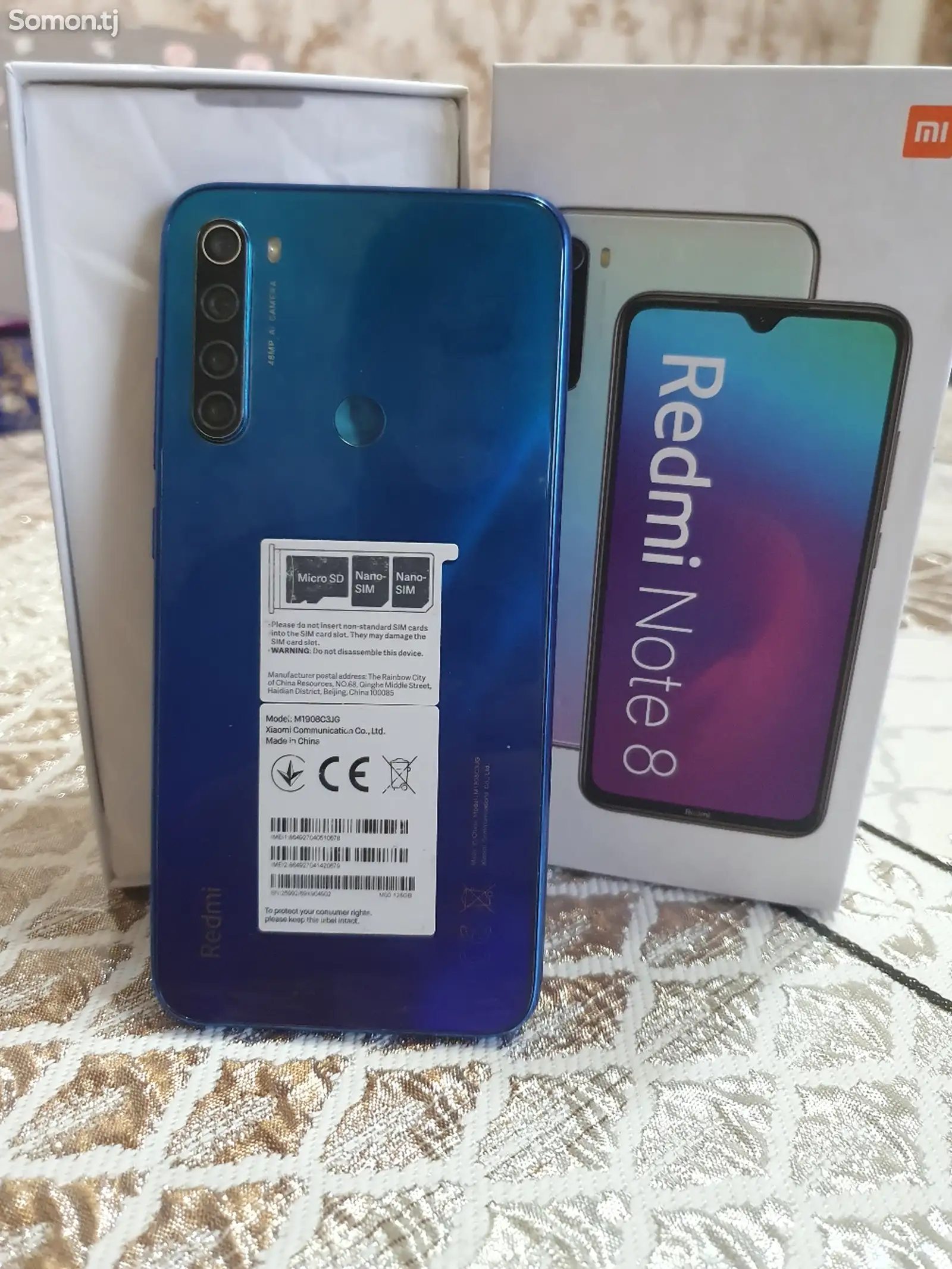 Xiaomi Redmi note 8, 128gb