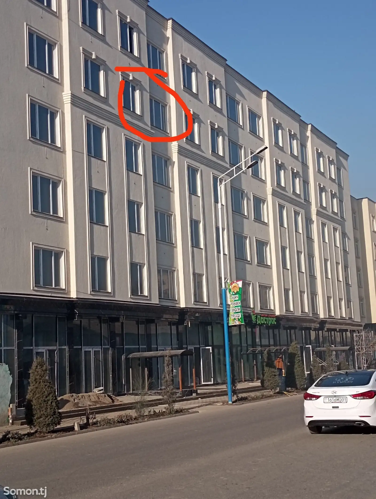 2-комн. квартира, 5 этаж, 55 м², Вахдат-1