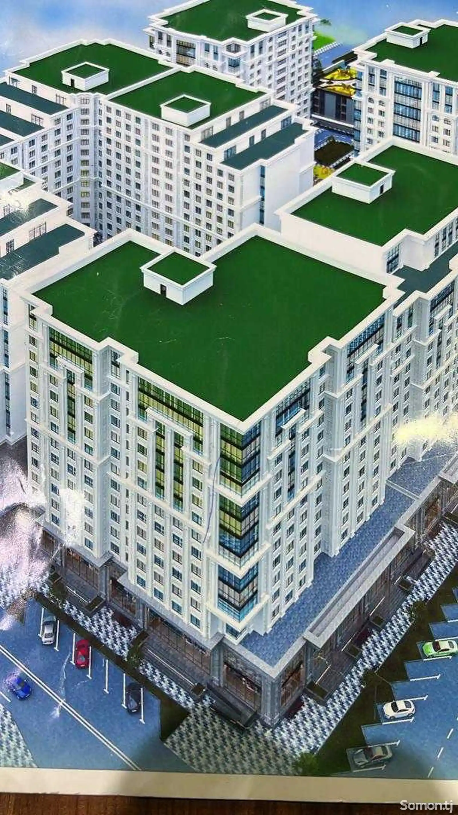 3-комн. квартира, 12 этаж, 108 м², Шохмансур-6