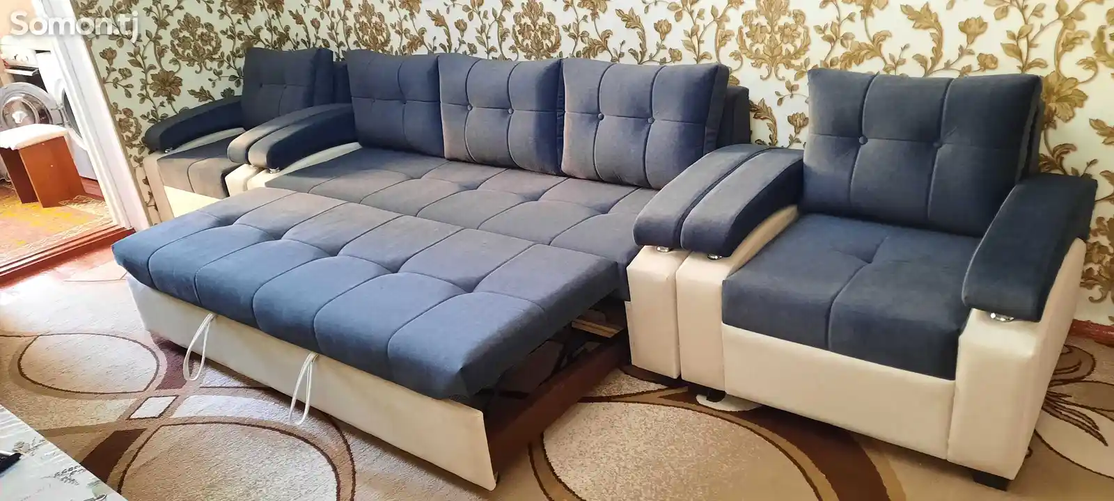 Раскладной диван тройка Хай Тек-2