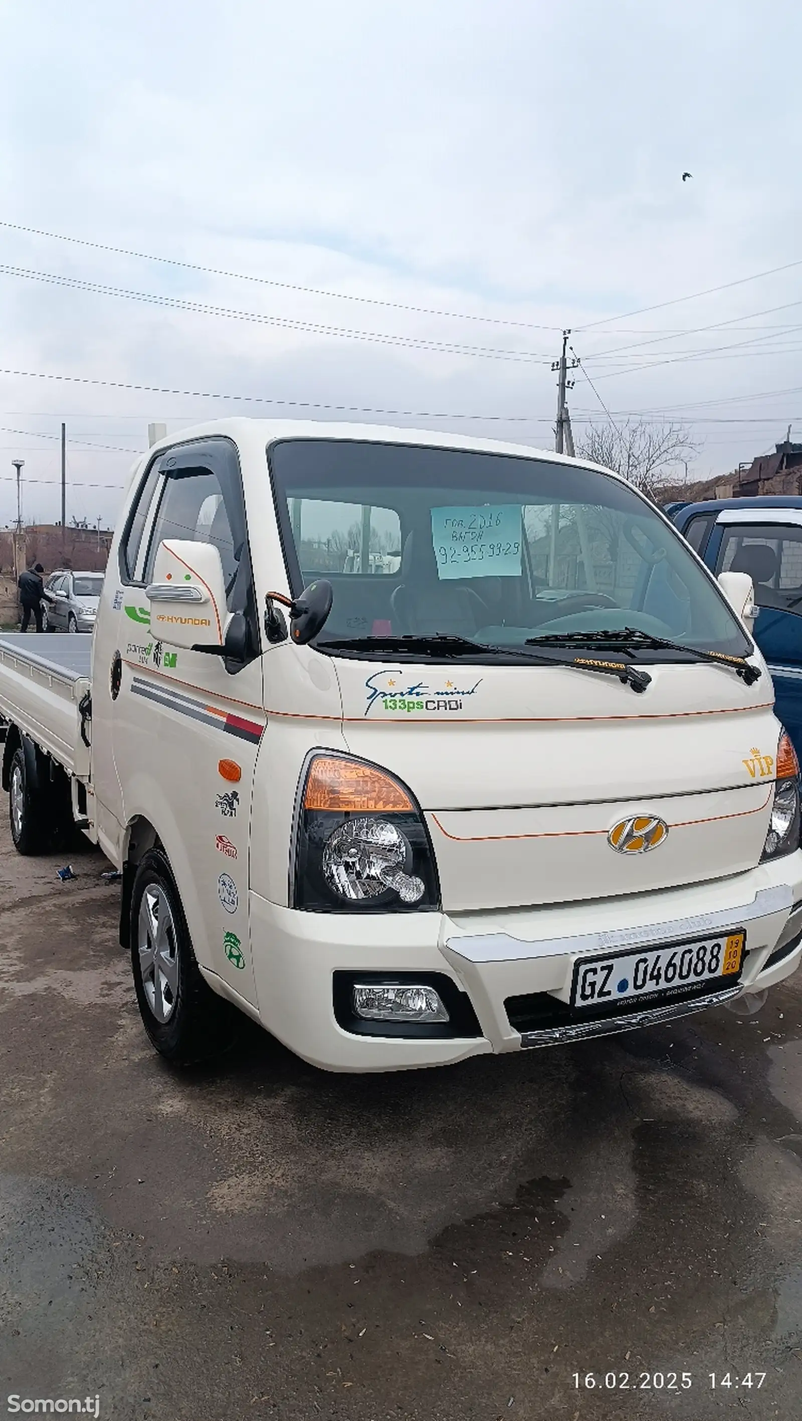 Бортовой автомобиль Hyundai Porter, 2016-1