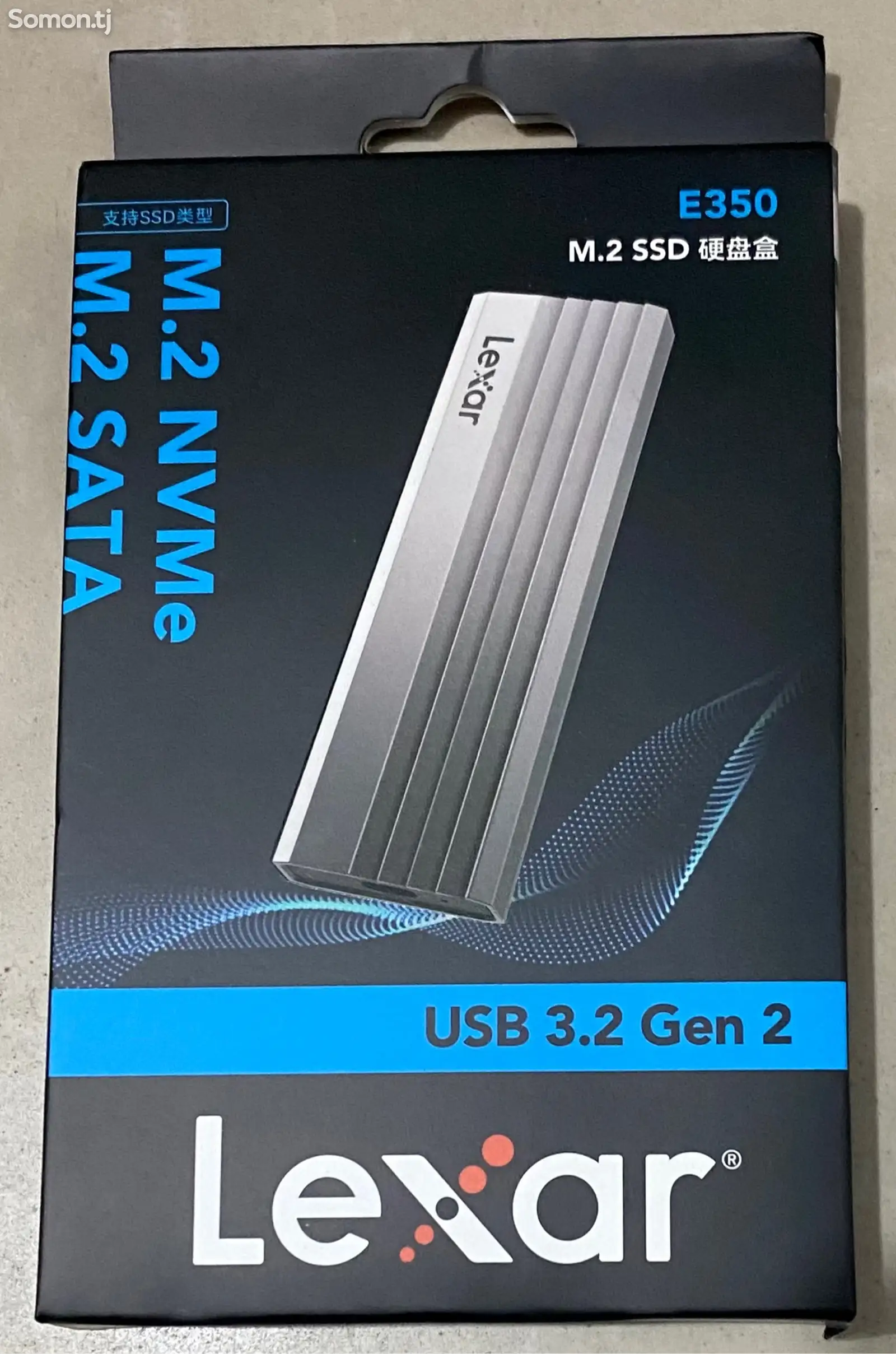 Внешний корпус бокс для M.2 жесткого диска Lexar E350 USB 3,2 Gen SSD-1