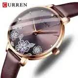 Женские часы Curren 9068. Бордовый-3