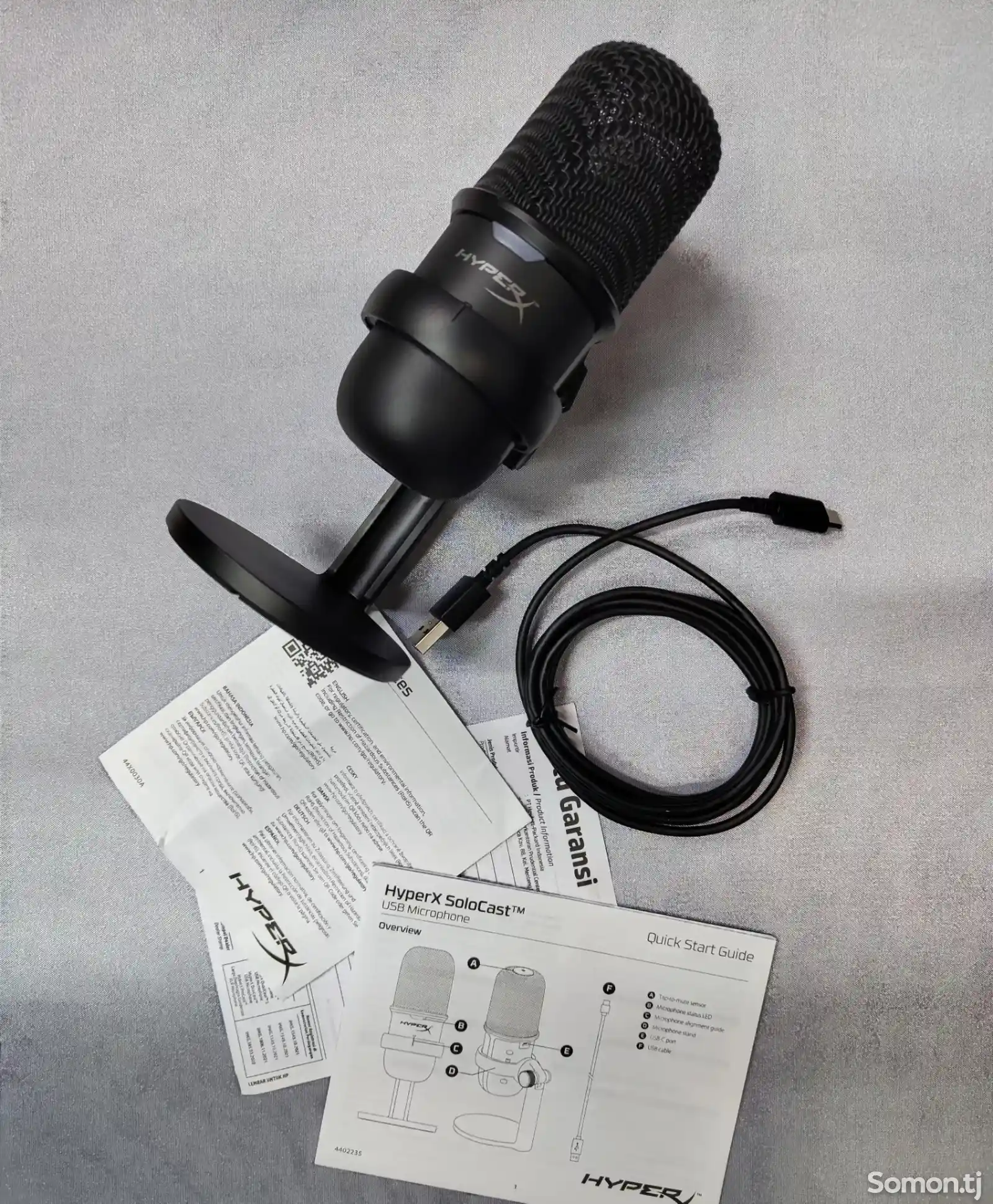 Микрофон HyperX Solocast Black-1