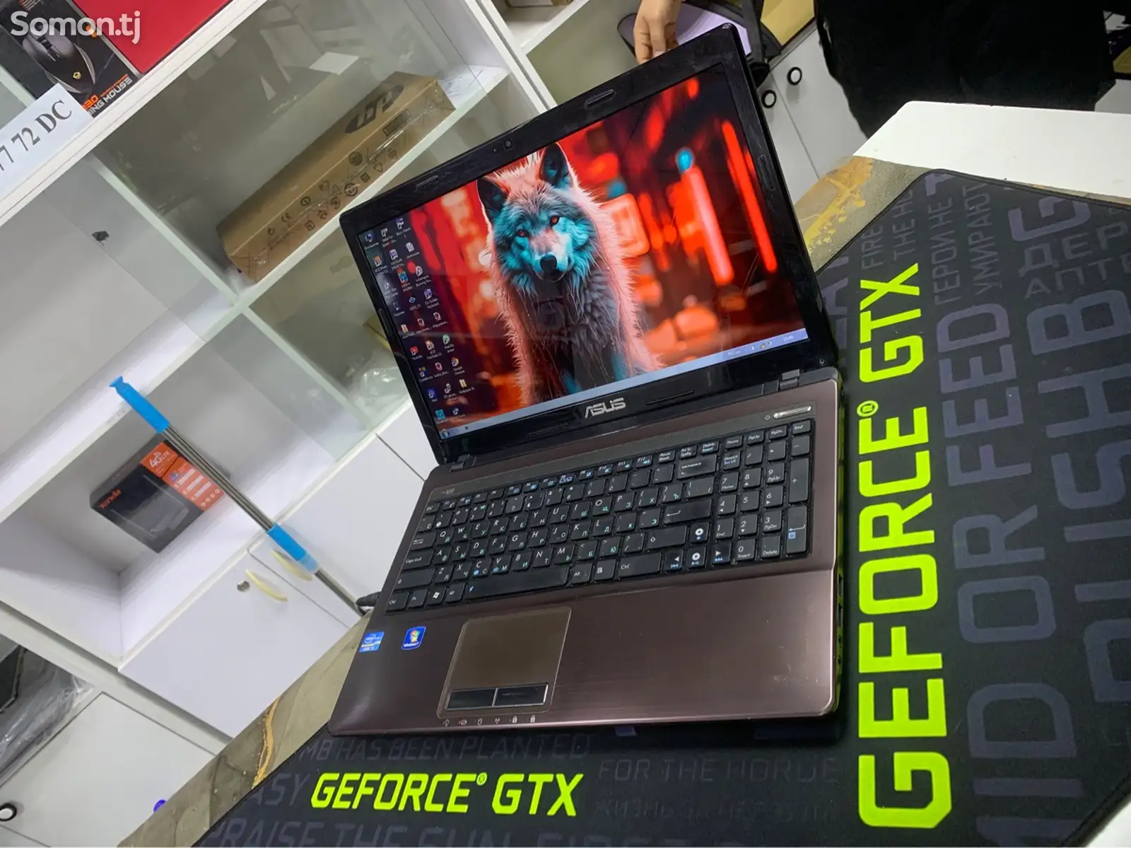 Игровой ноутбук Asus Core Core i3 NVIDIY GeForce 1GB HDD500GB RAM 4GB DVD ROM-1