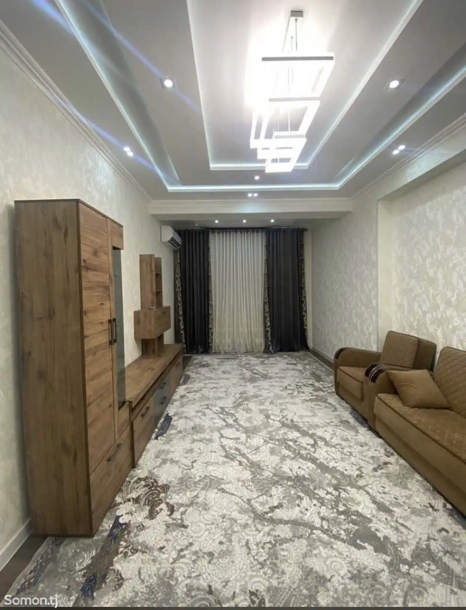 2-комн. квартира, 11 этаж, 75м², И. Сомони-1