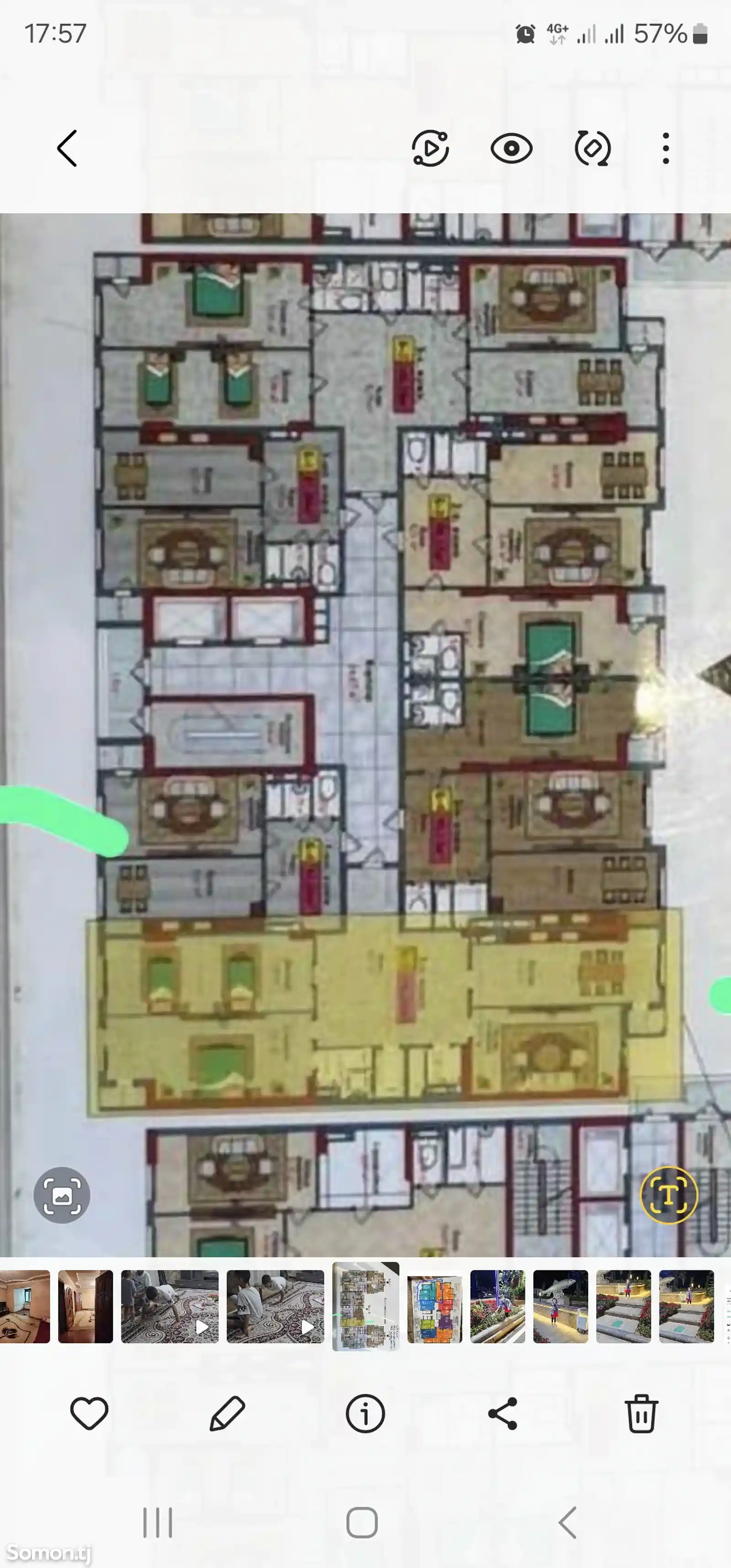 2-комн. квартира, 10 этаж, 98 м², Стадион, Спартак-2