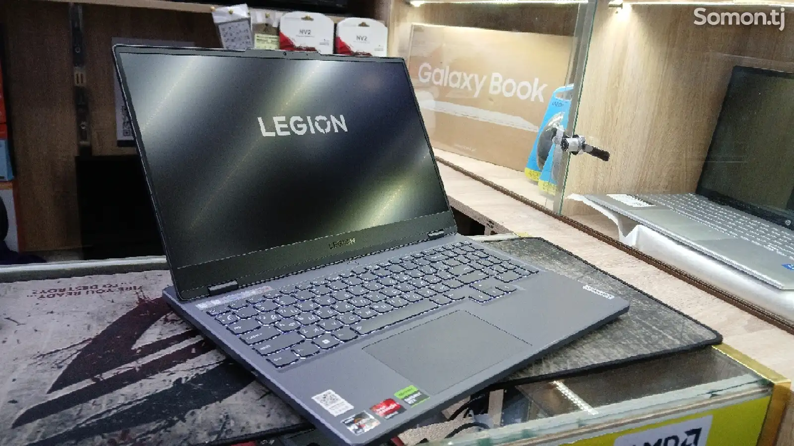 Ноутбук Lenovо LEGION 165Гц R 7 vs CORE i9 11900H RTX 4060 8GB RAM DDR5 16GB-1