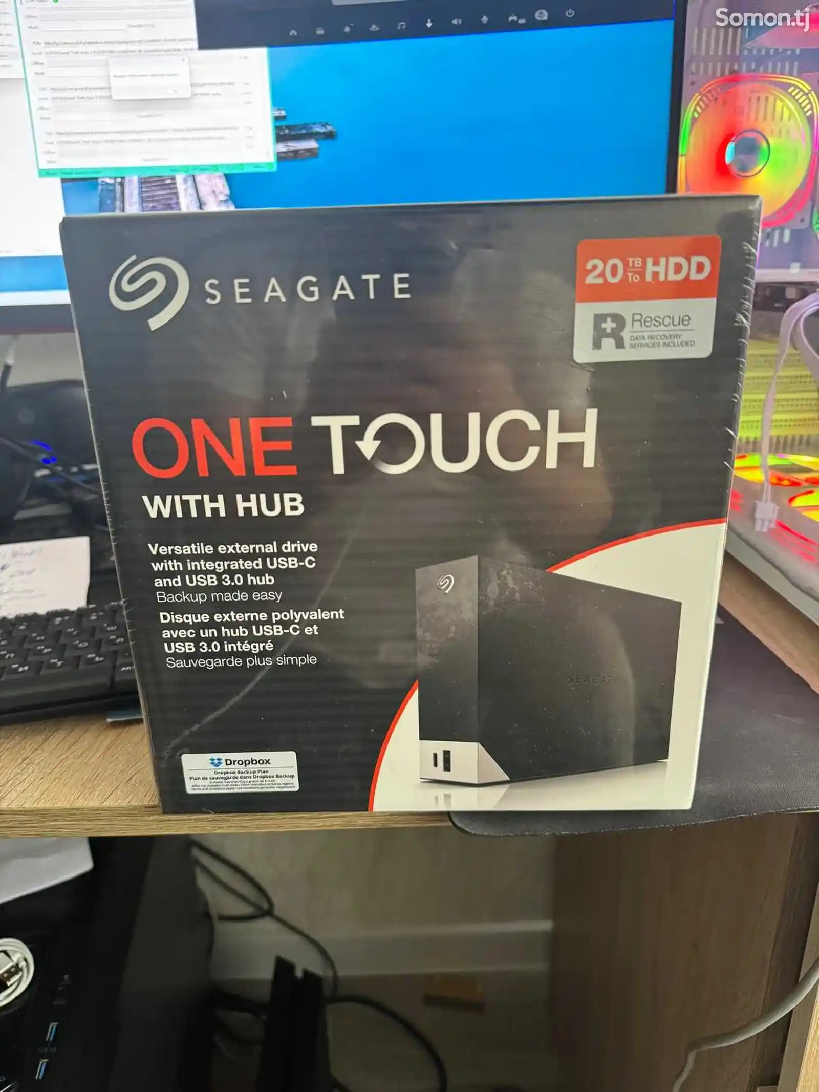 Жесткий диск Seagate One Touch Desktop Hub 20ТБ