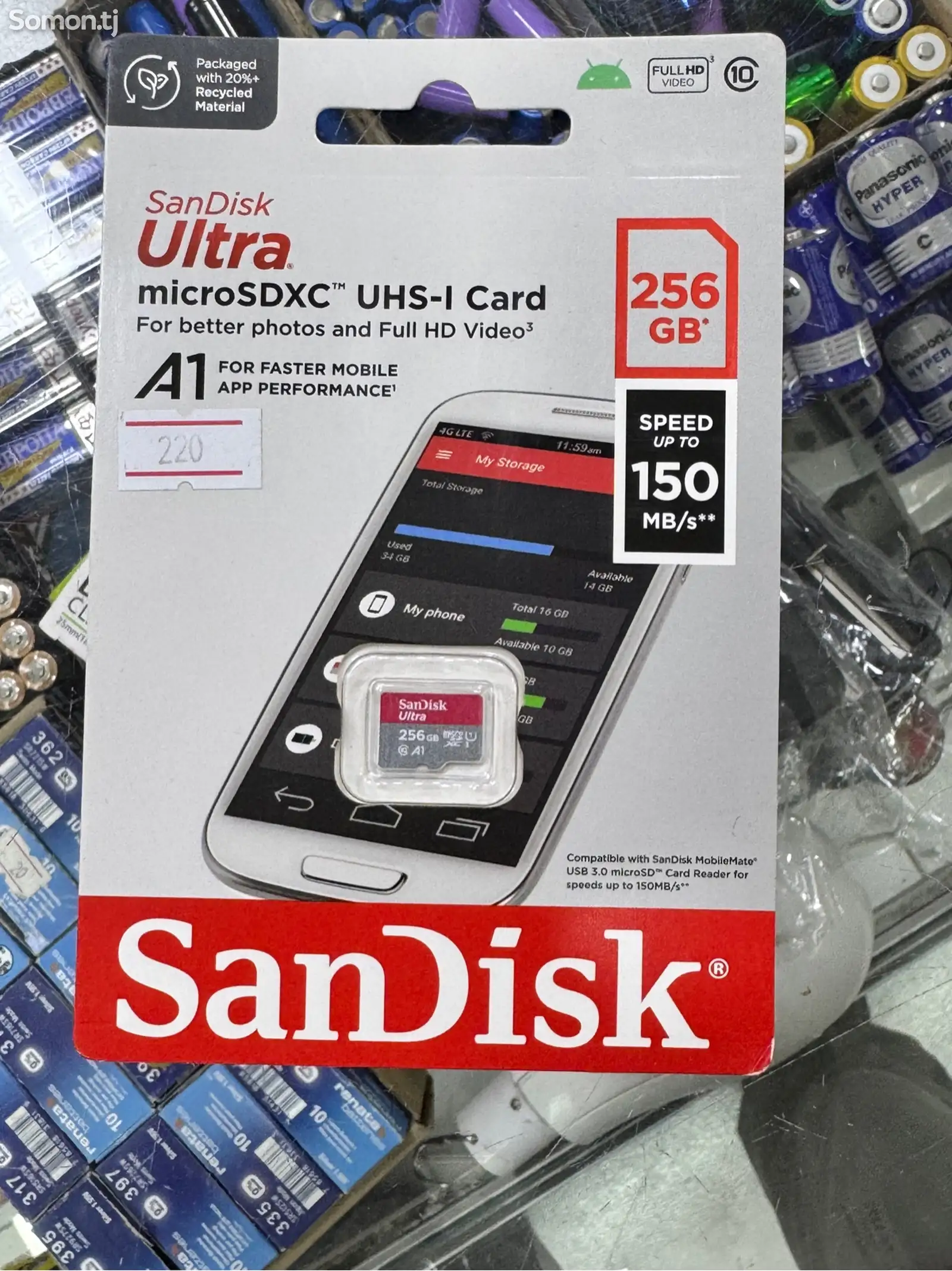 Флешкаи SanDisk Ultra microSDXC 256GB UHS-I Card-1