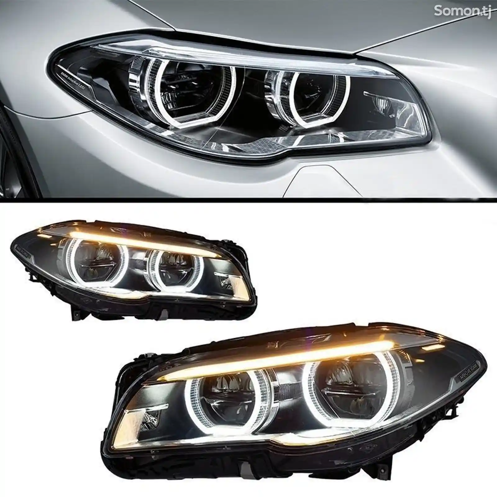 Фары Led на Bmw F10-1