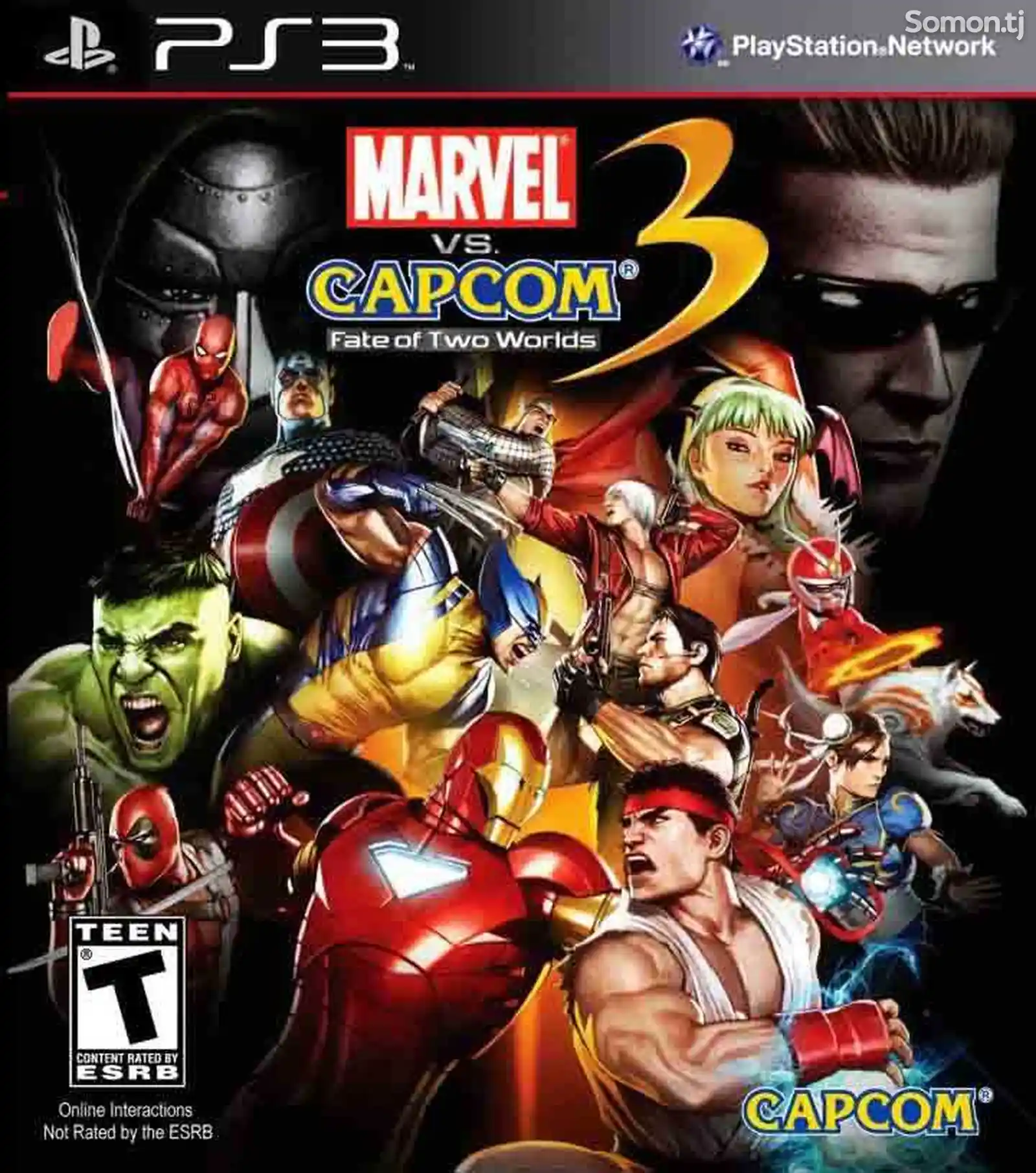 Игра Marvel Vs Capcom 3 Fate Two Worlds на всех моделей Play Station-3