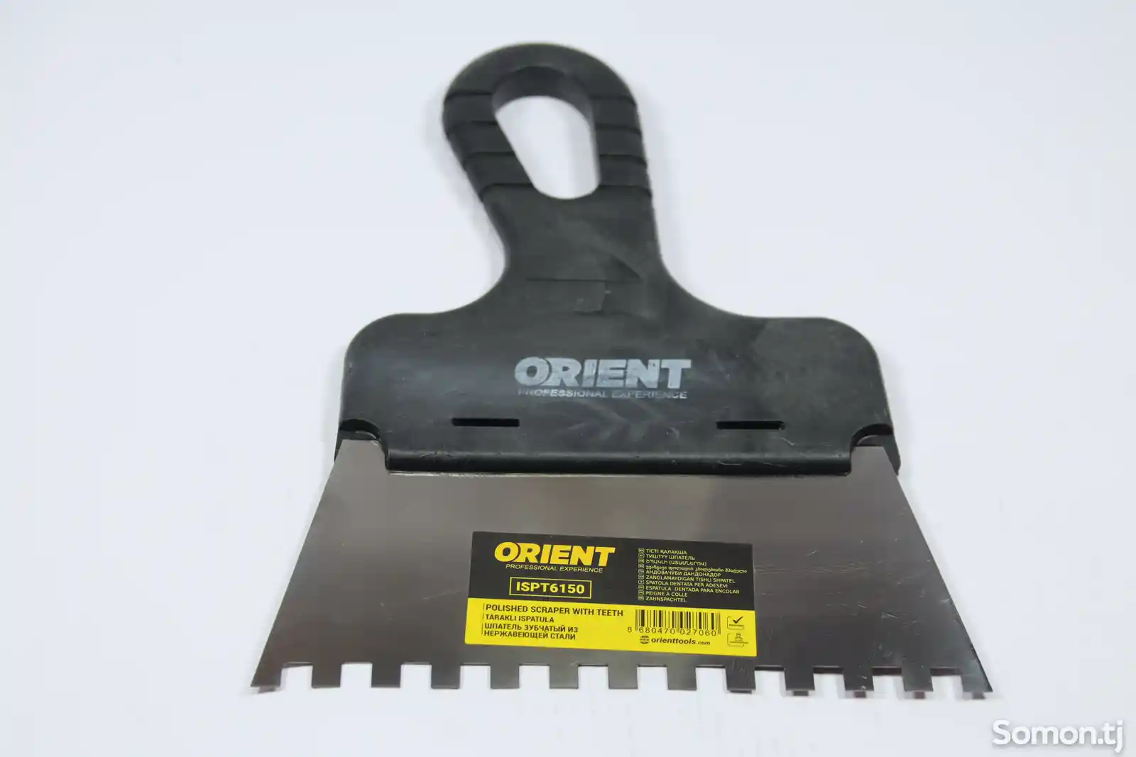 Шпатель зубчатый из нерж Orient 150mm ISPT6150