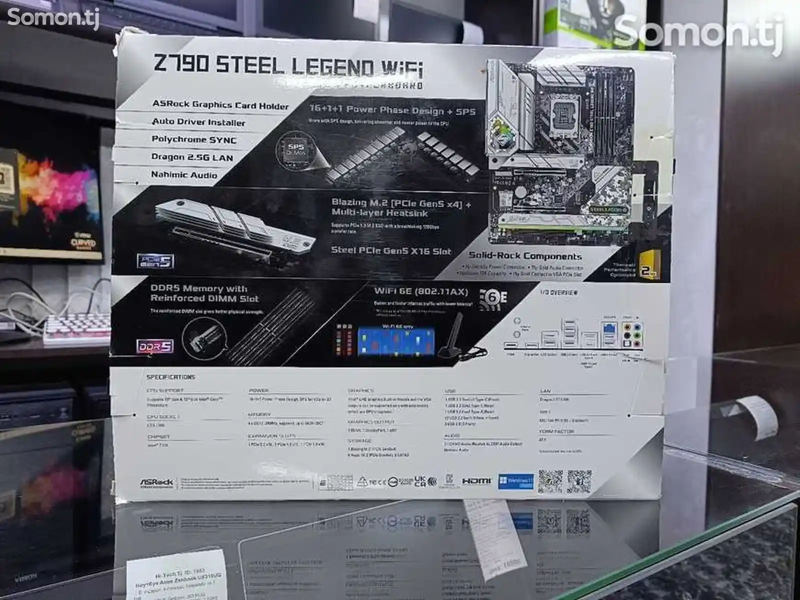 Материнская Плата Asrock Z790 Steel Legend Wi-Fi ATX DDR5-2