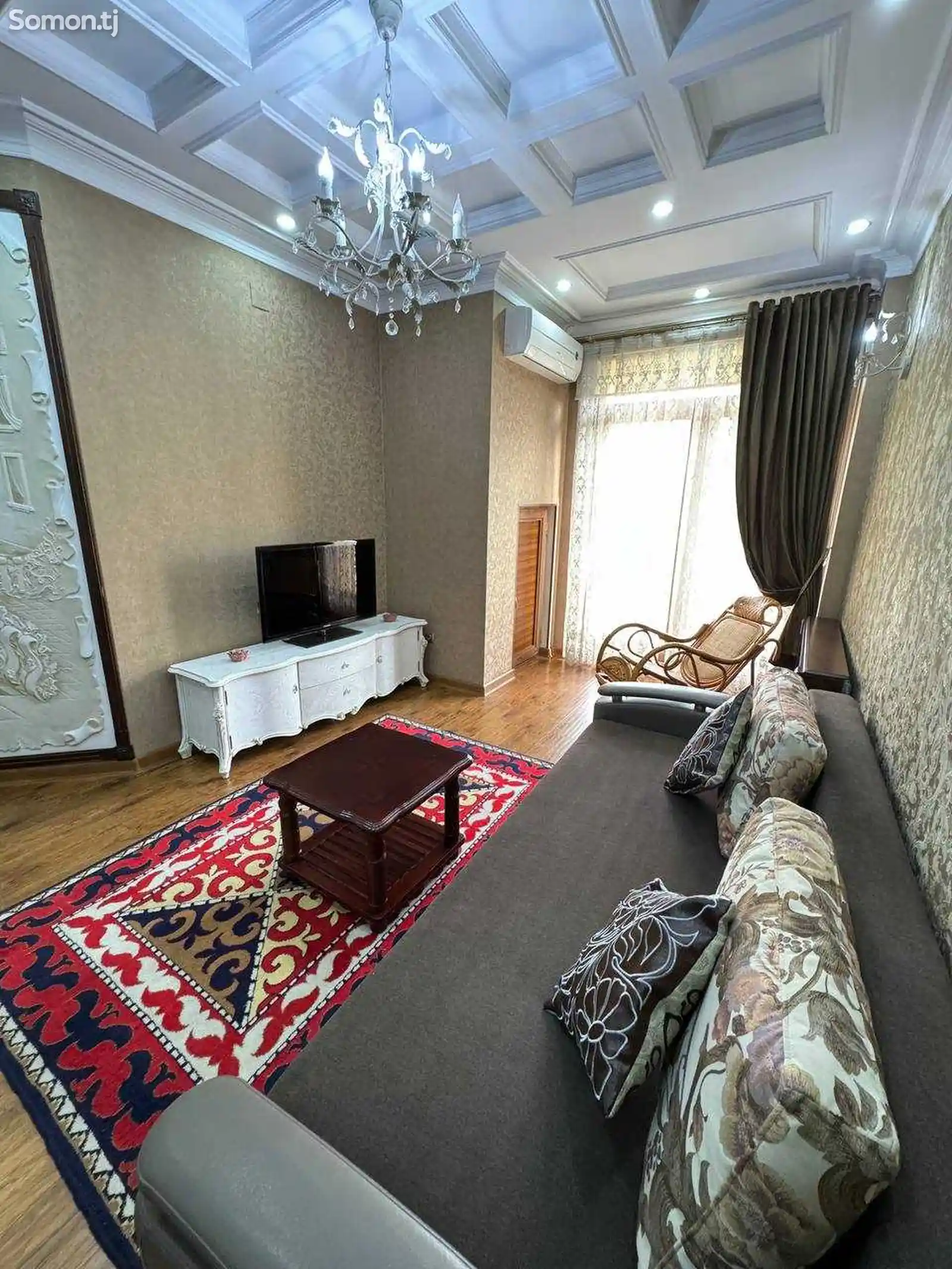 2-комн. квартира, 5 этаж, 70м², И. Сомони-1