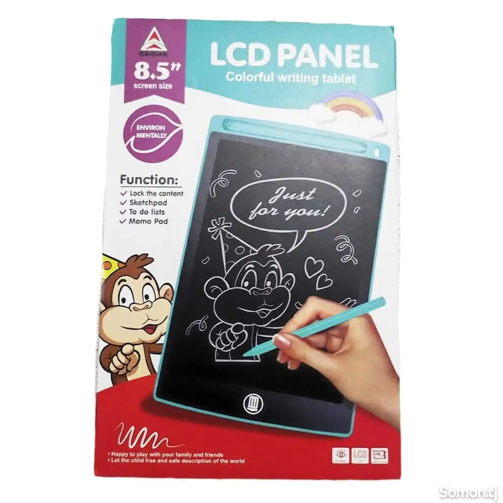 Графический планшет для рисования и заметок со стилусом Lcd-2