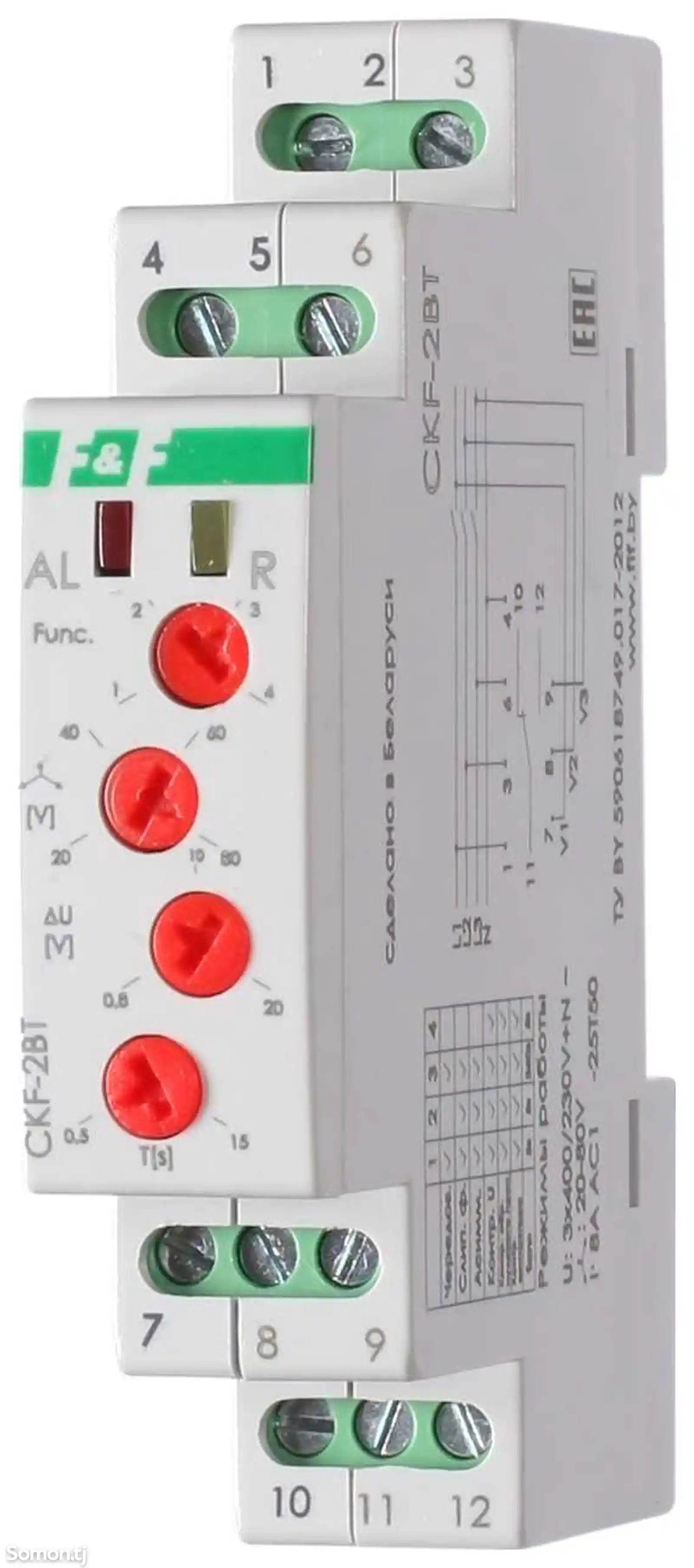 Реле контроля асимметрии фаз и контроля состояния контактора CKF-2BT-3