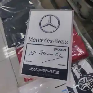 Наклейка на Лобовое Стекло Mercedes Benz