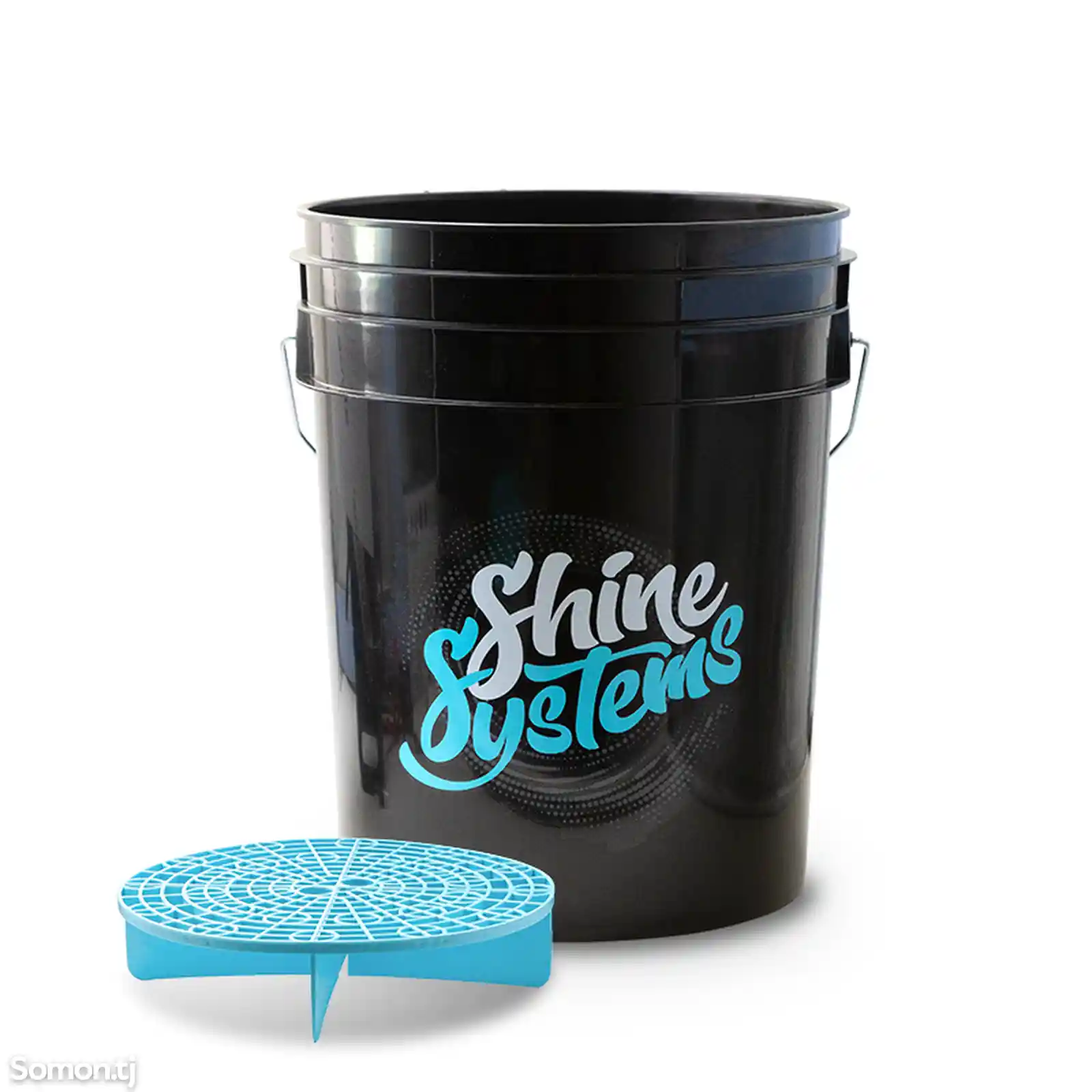 Shine Systems Bucket + Filter - ведро для мойки автомобиля c сепаратором, 20 л