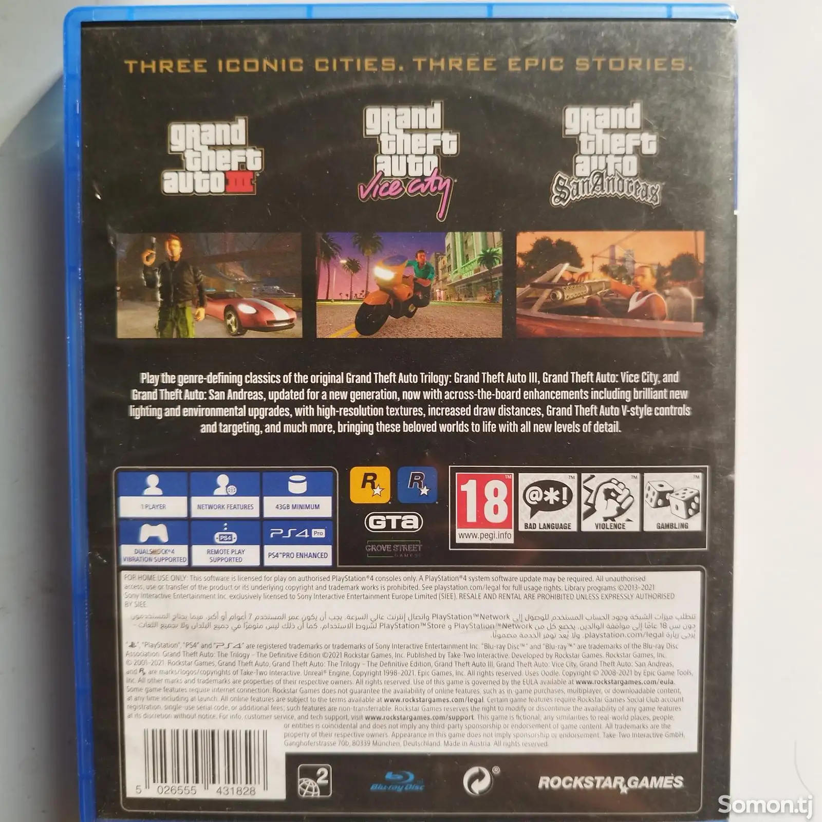 Игра GTA Trilogy для PS4