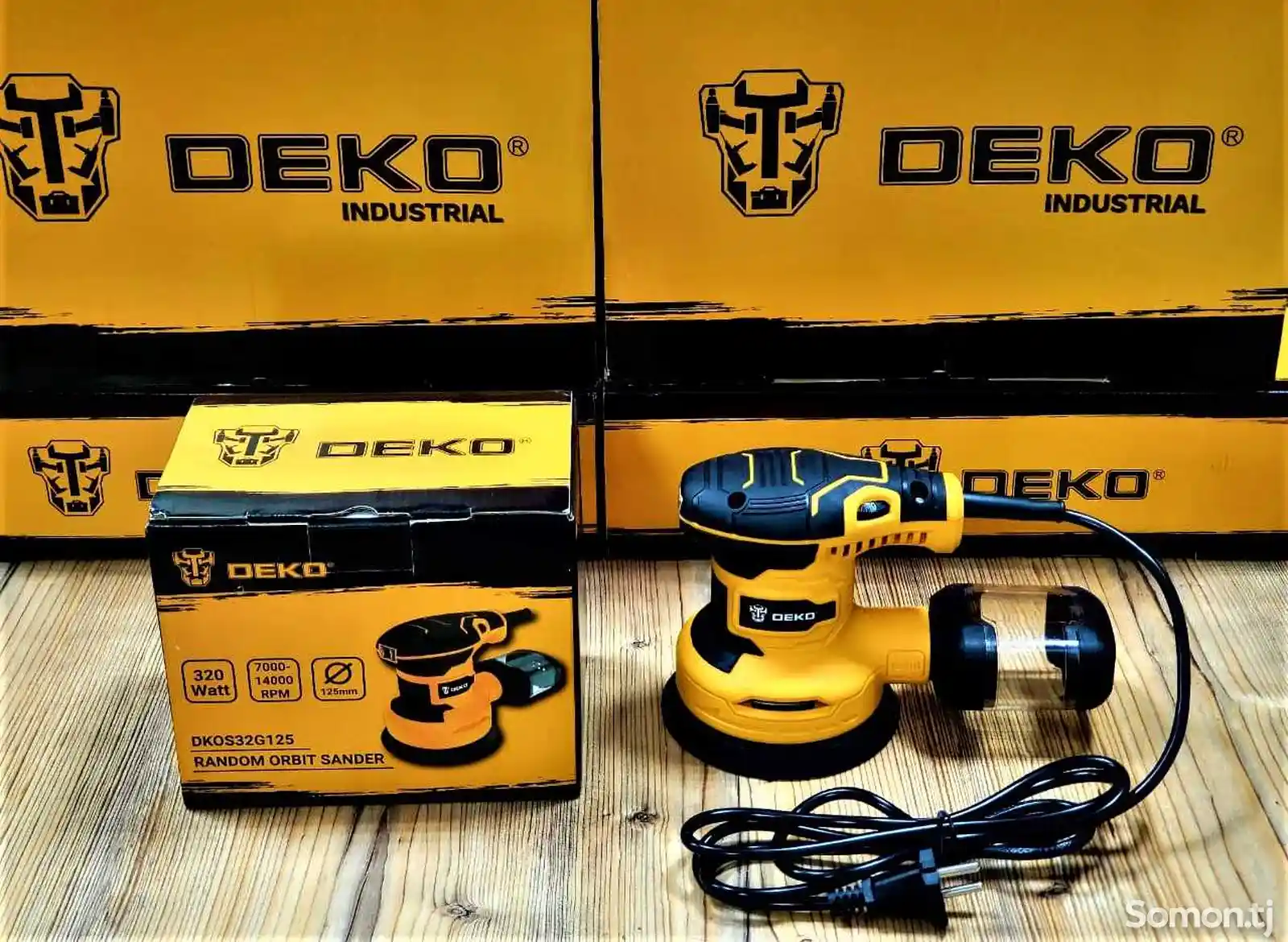 Шлифовальная машина вибрационная 320W Deko DKOS32G125-1