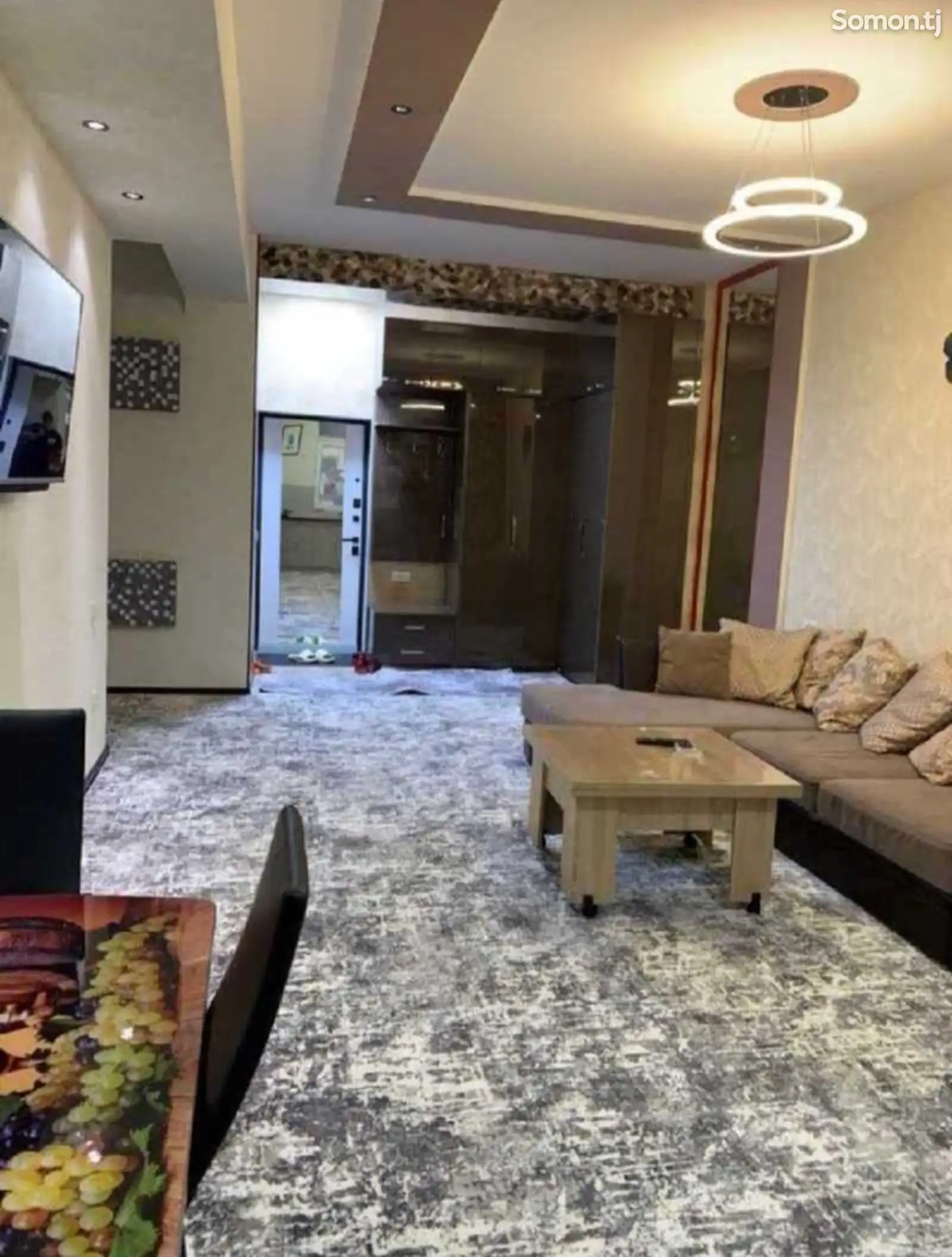 2-комн. квартира, 14 этаж, 65м², Сомони-1