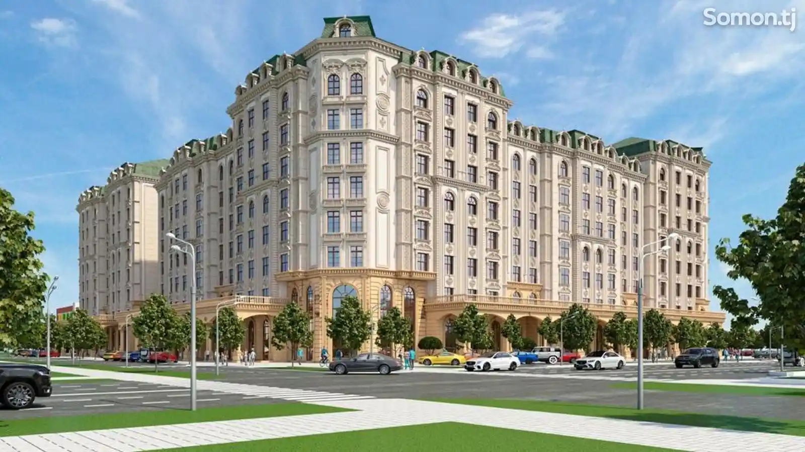 5-комн. квартира, 8 этаж, 339 м², Сомони-10