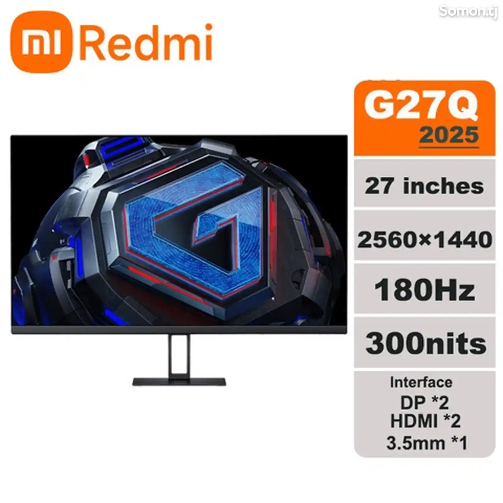 Игровой Монитор Redmi 27 G27Q 2K 180hz IPS