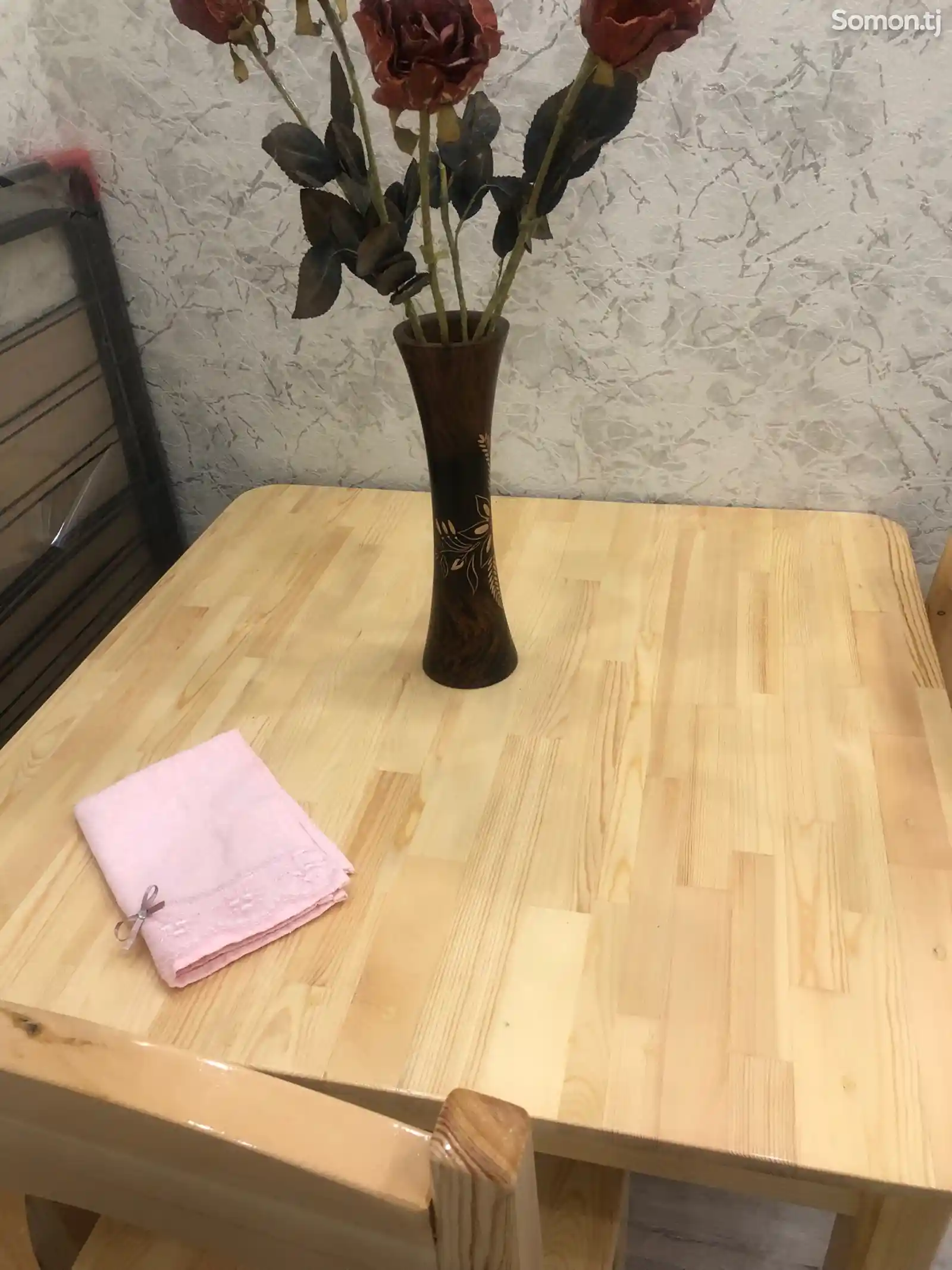 Деревянный стол и стулья-6