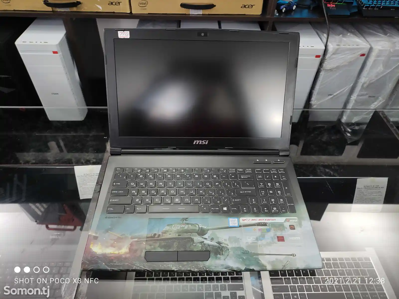 Игровой ноутбук MSI WOT GP62 Core i7-8750H GTX 1050-3