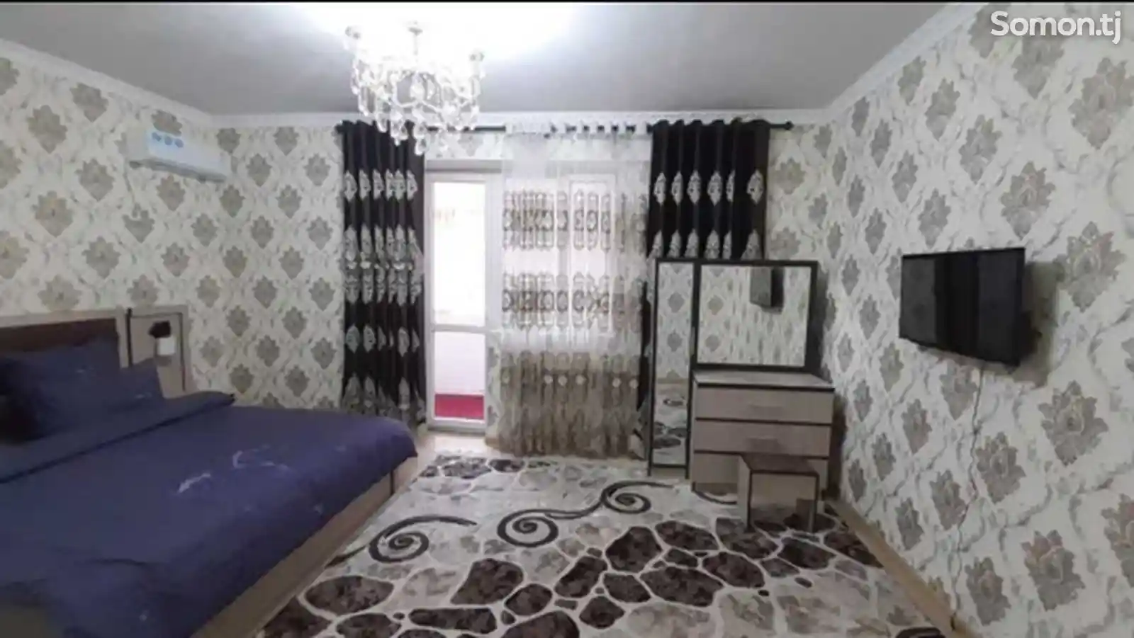 1-комн. квартира, 11 этаж, 70 м²,Сомони Дом Печать-1