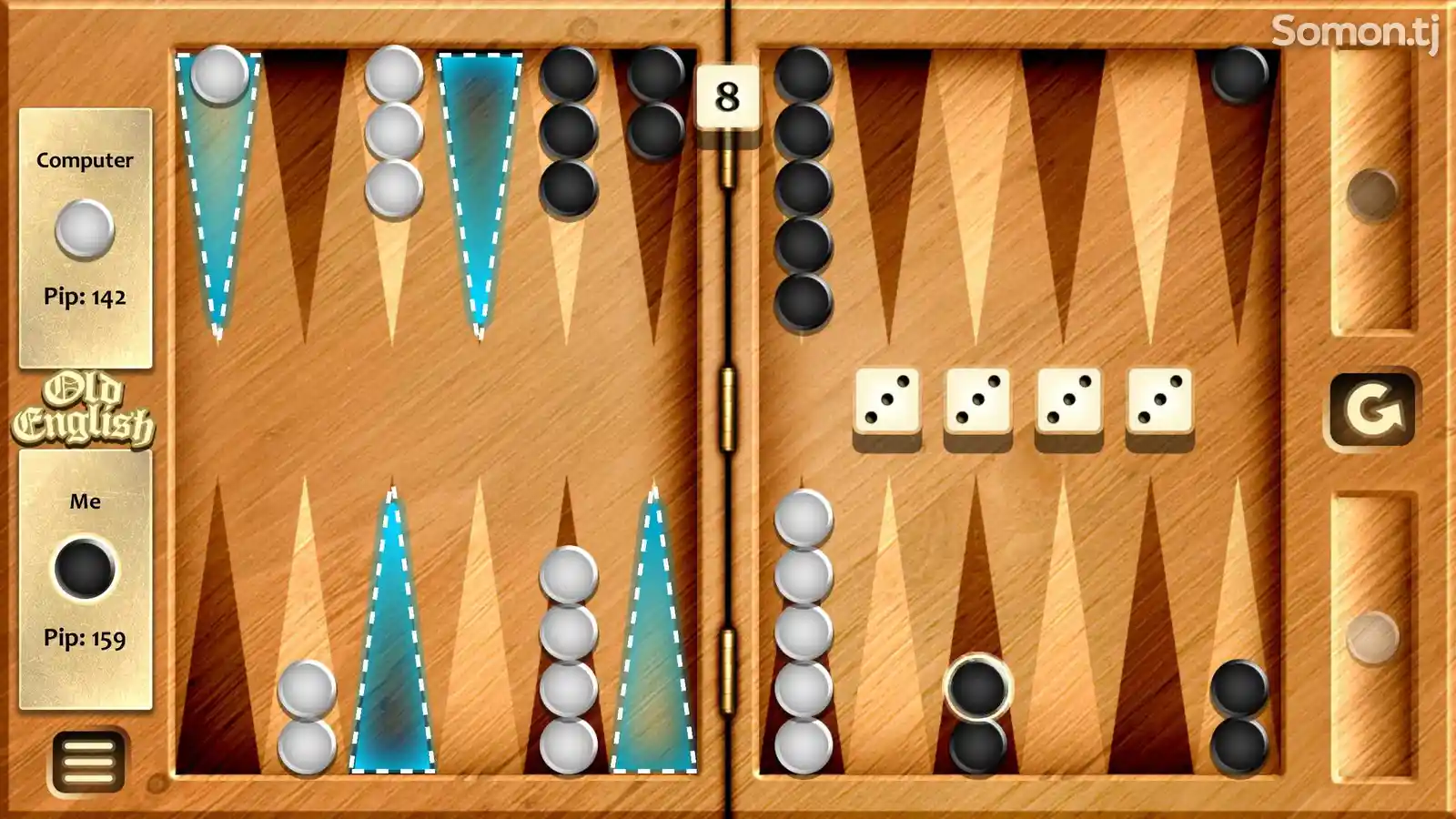Игра Backgammon blitz для PS-4 / 5.05 / 6.72 / 7.02 / 7.55 / 9.00 /-3