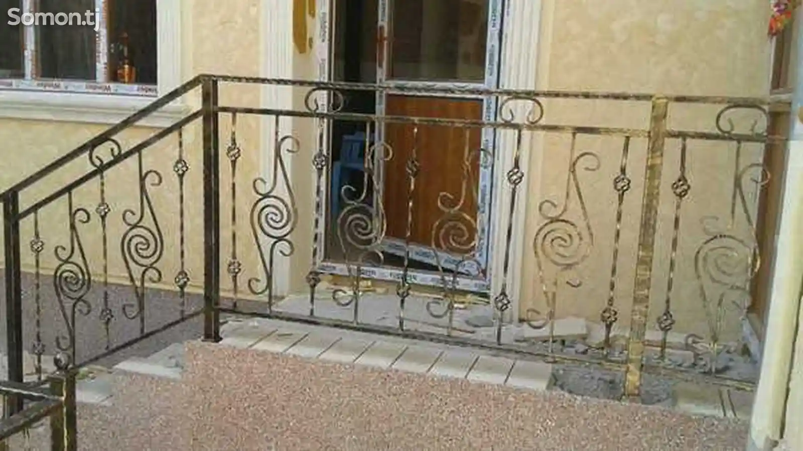 Кованные решетки для лестниц-5