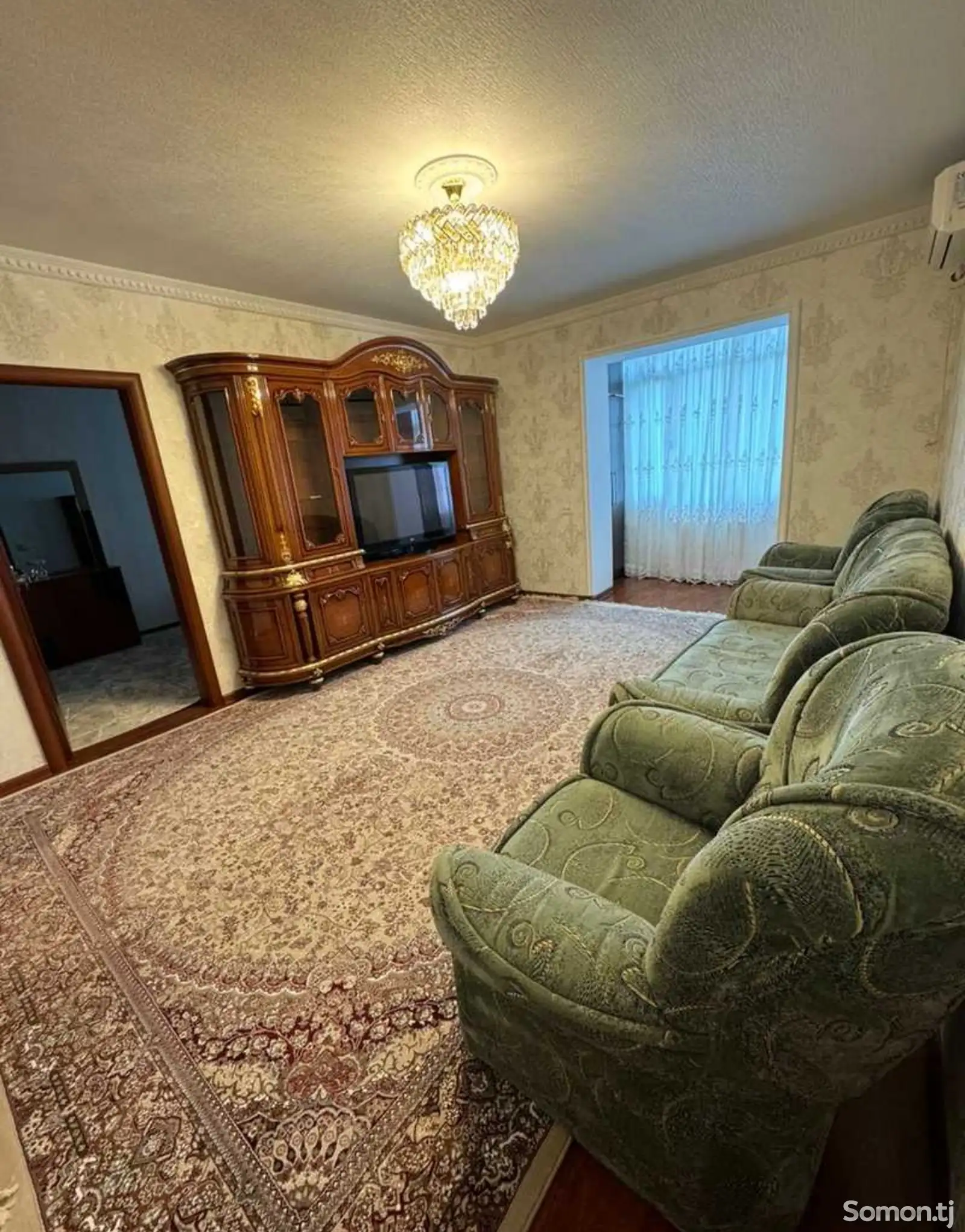 3-комн. квартира, 4 этаж, 59м², И.Сомони-1