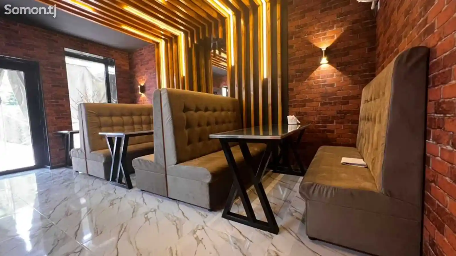 Кресло-диван и стол для кафе ресторан на заказ-3