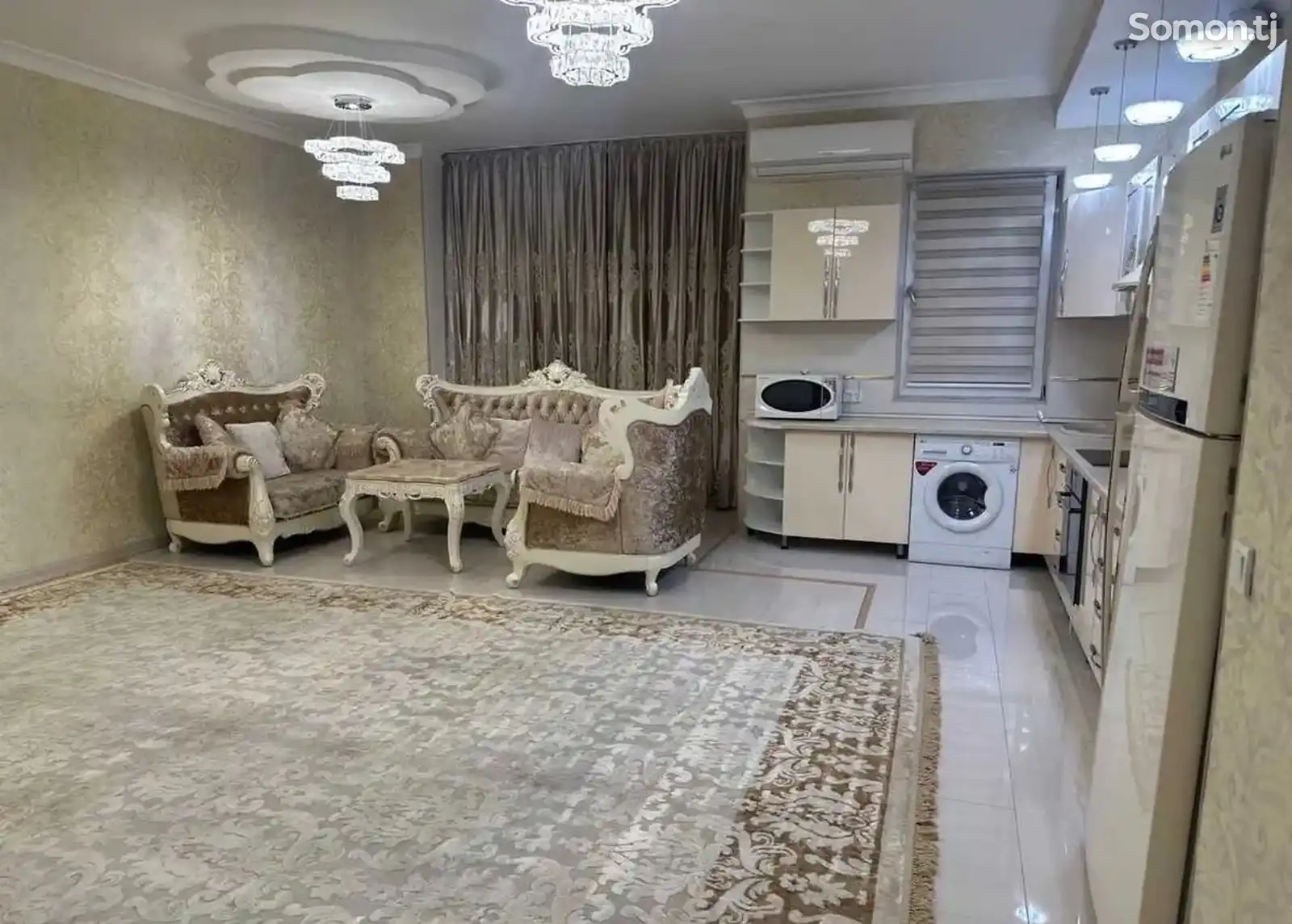 2-комн. квартира, 9 этаж, 105м², И. Сомони-2