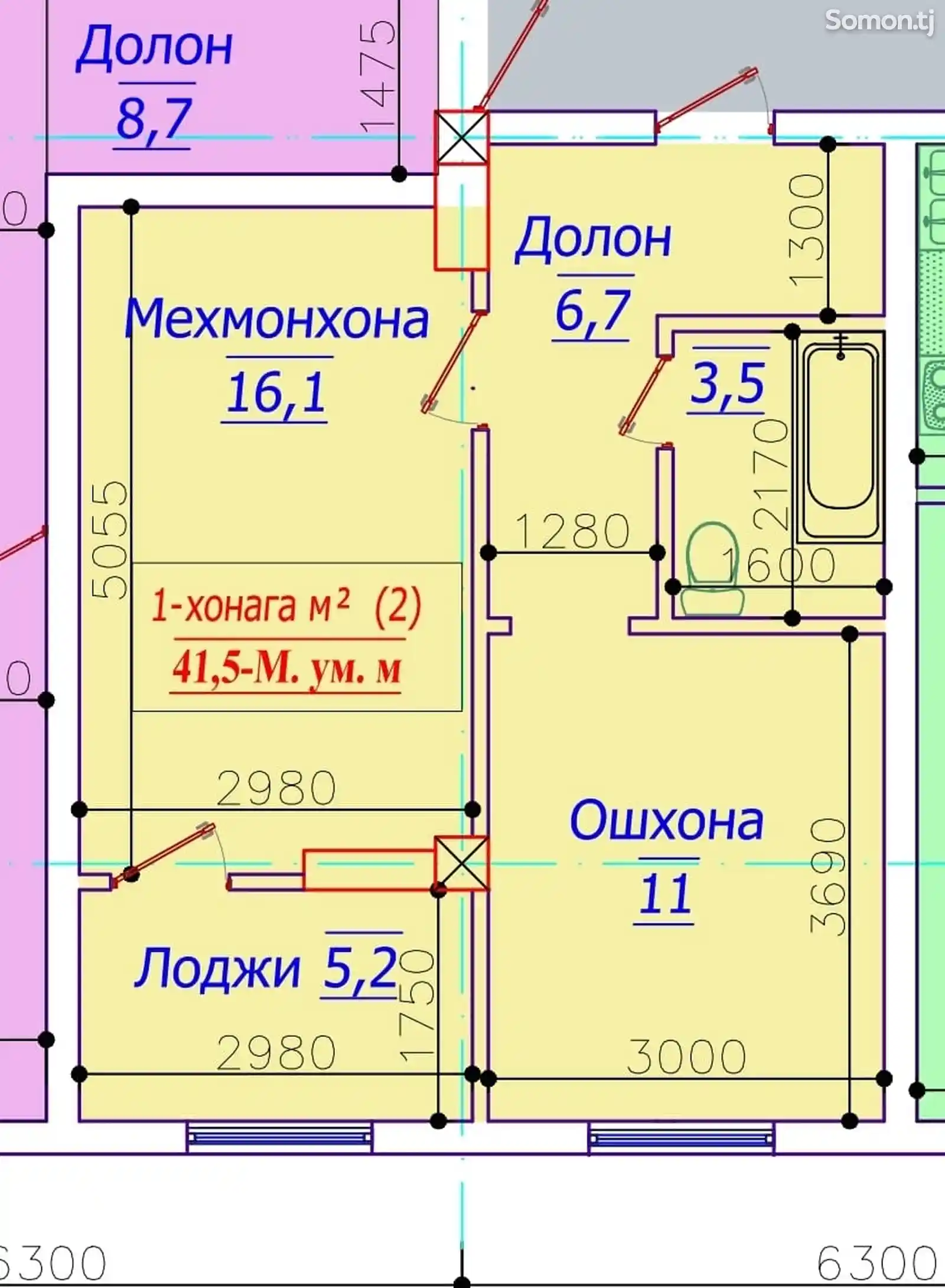 1-комн. квартира, 5 этаж, 42 м², повороти Ленинград-2