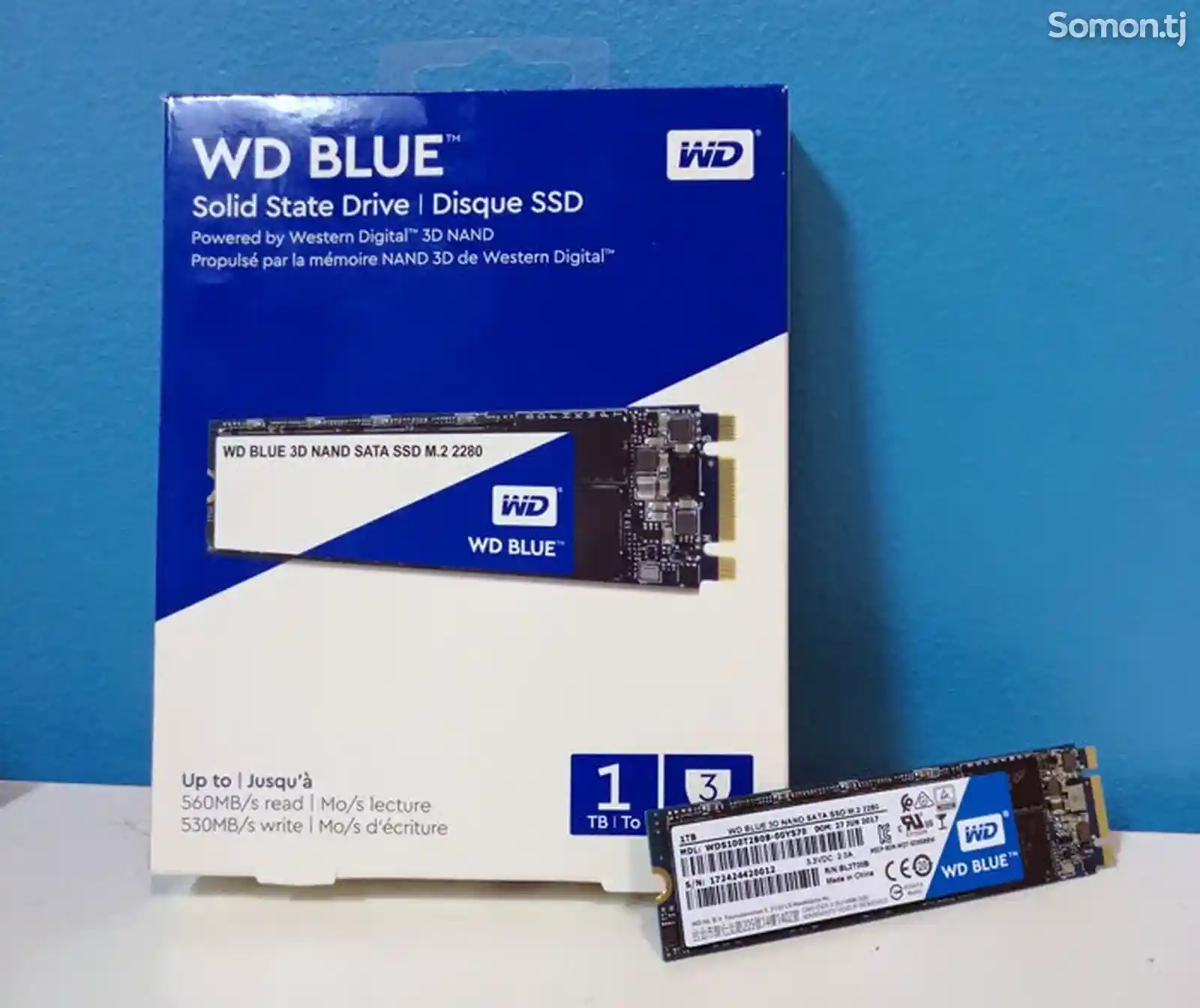 SSD накопитель WD blue nvme 1000gb-2