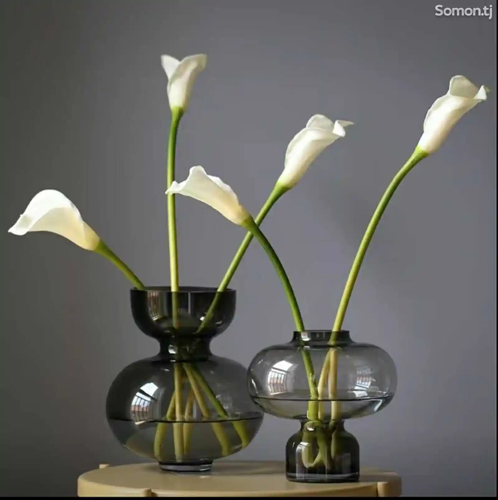 Декоративная ваза с 40 штуками тюльпанами-4