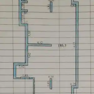 Помещение под свободное назначение, 186м², 46 мкр, кучаи Сохили 3