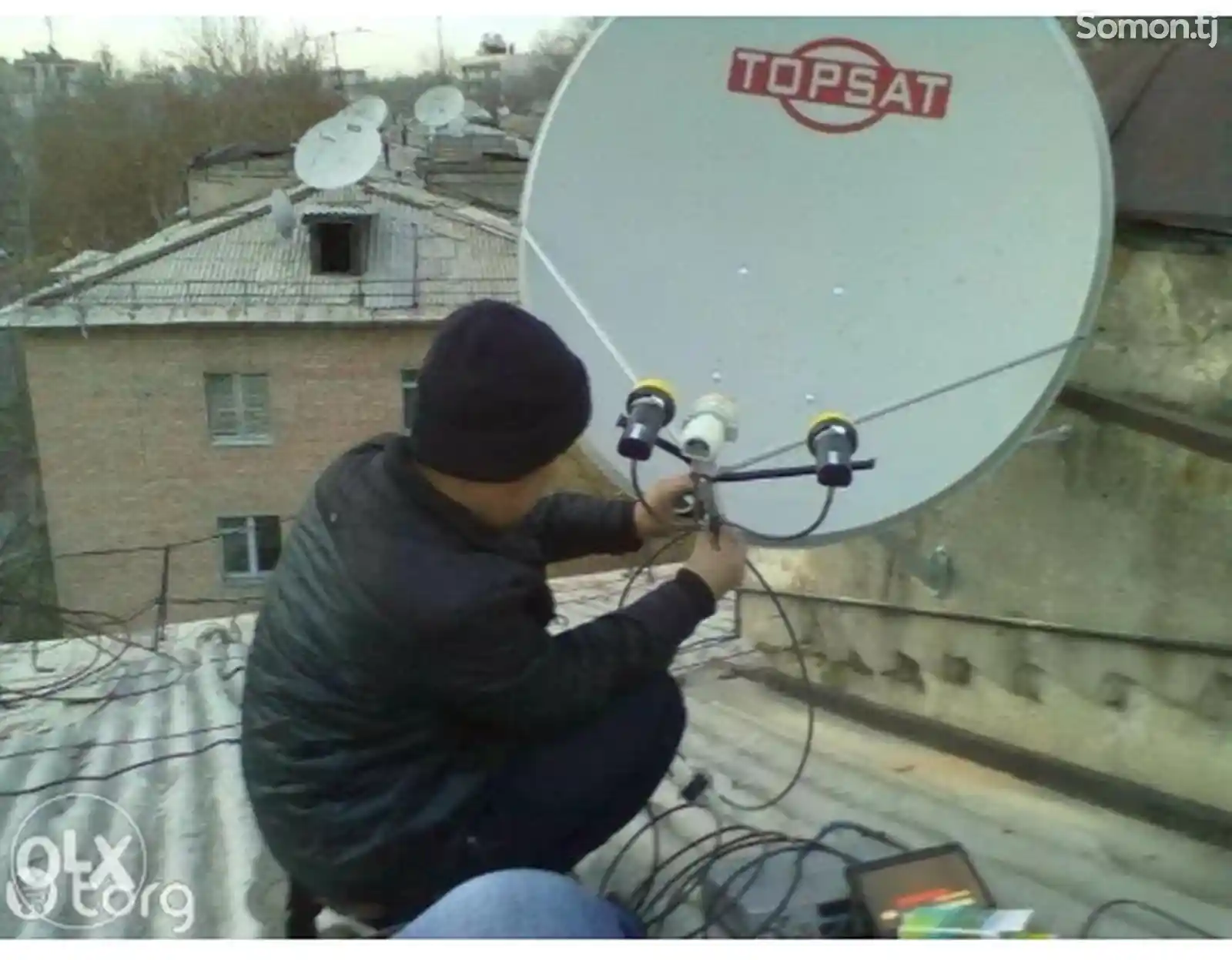 Услуги по установке спутниковых антенн и прошивки баз-6